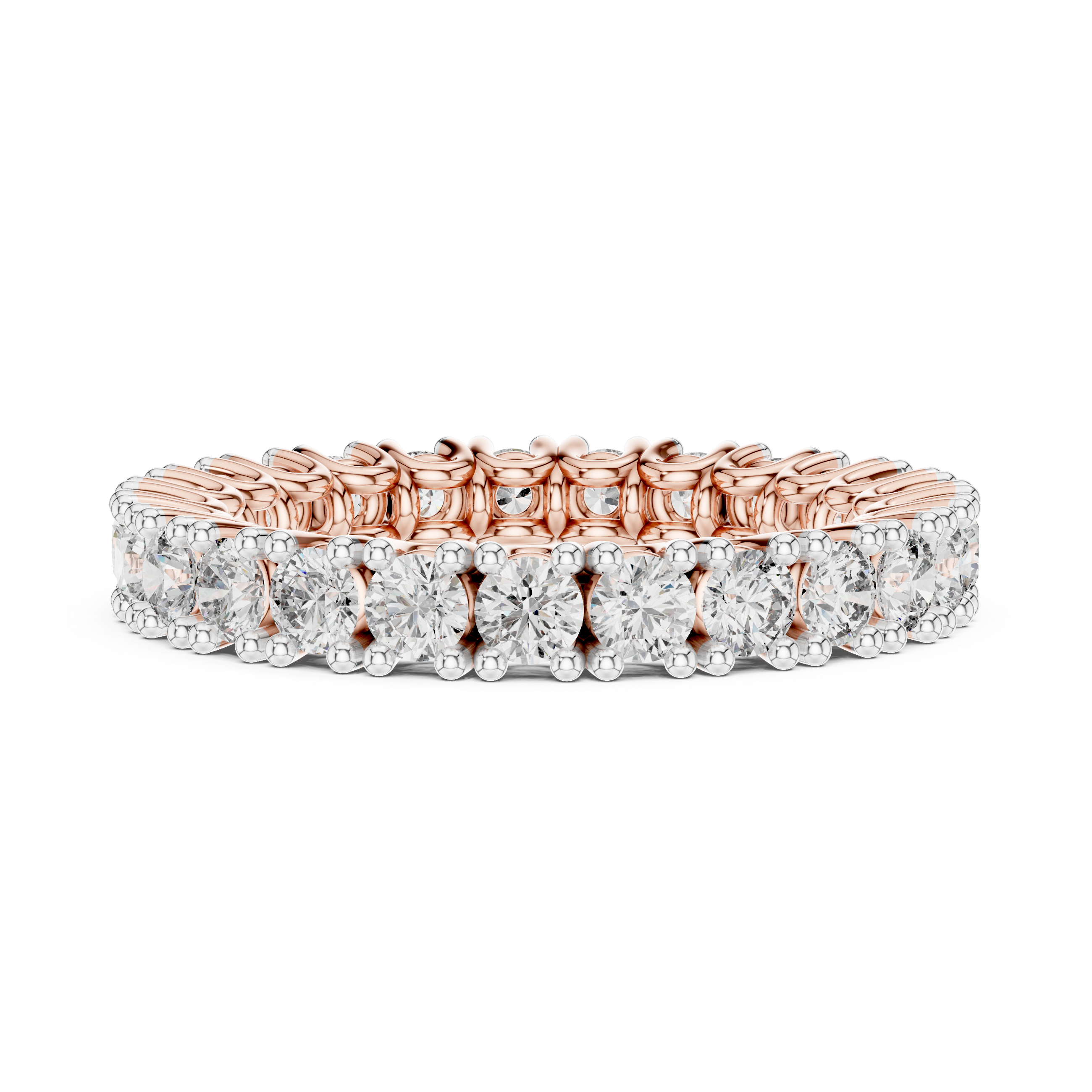 Full Eternity Round Diamond Band Ring