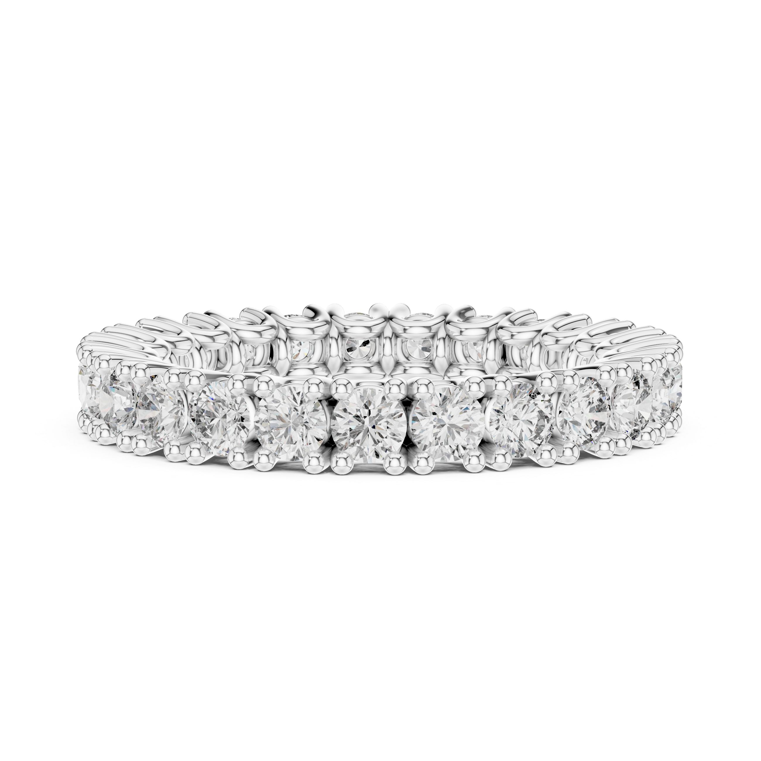 Full Eternity Round Diamond Band Ring