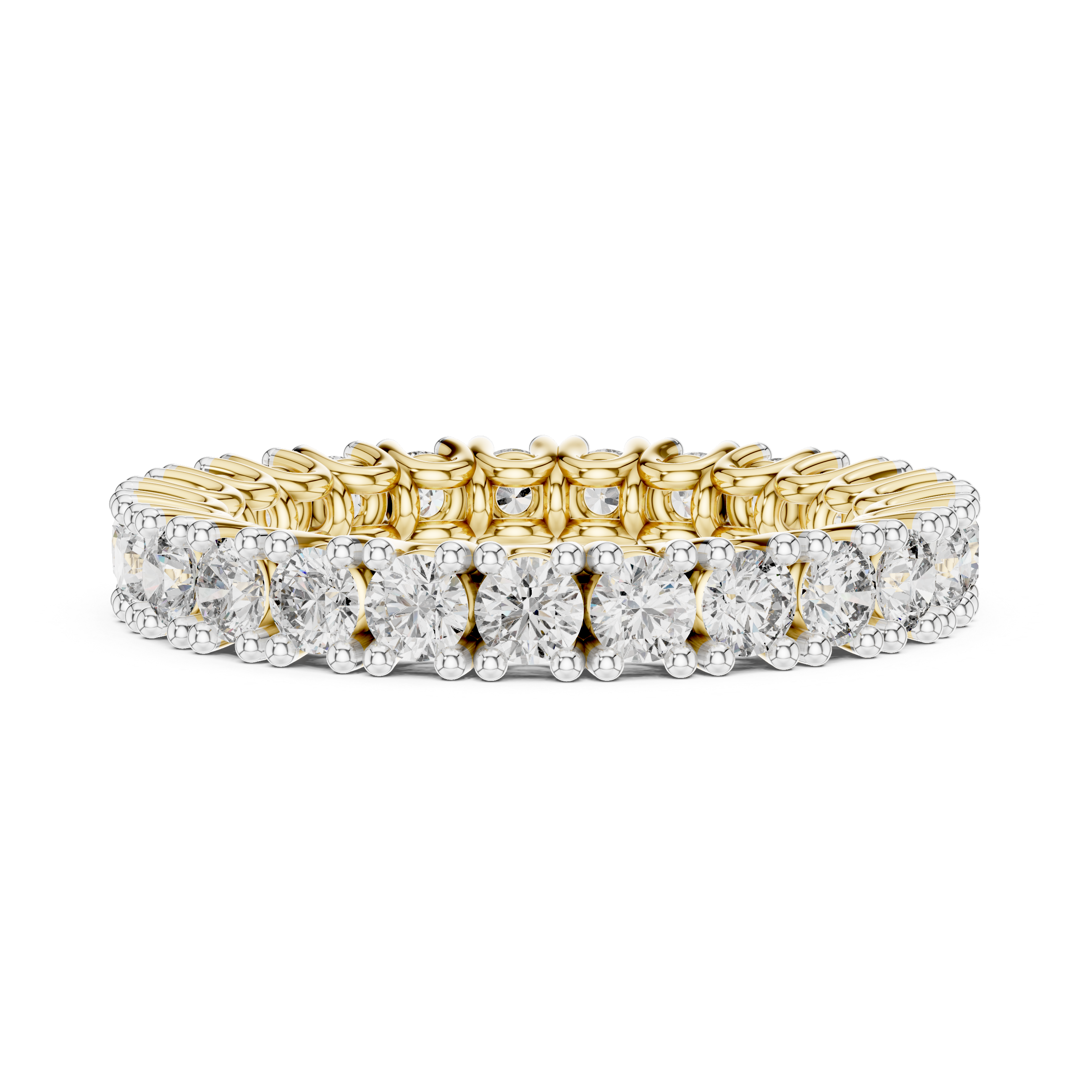 Full Eternity Round Diamond Band Ring