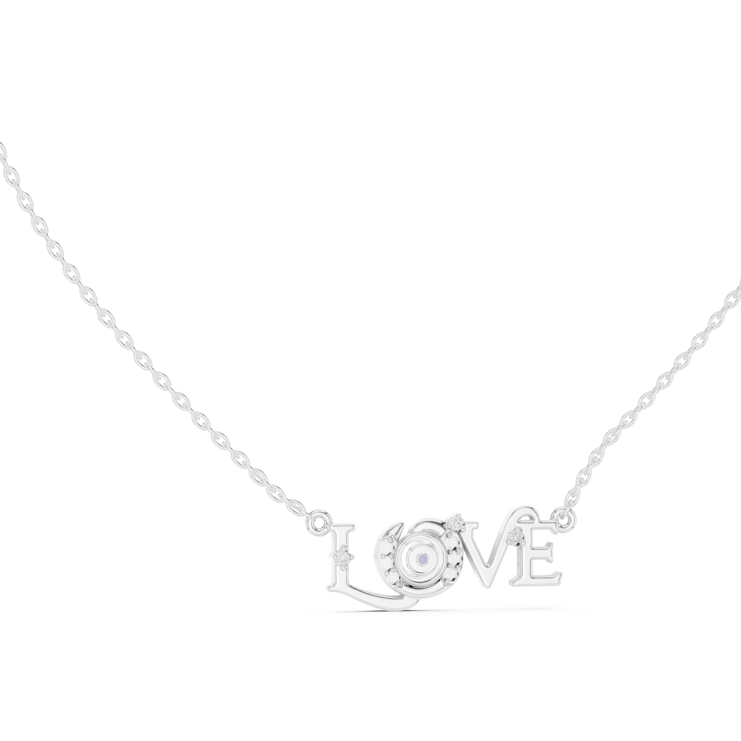 Evil Eye Love Necklace