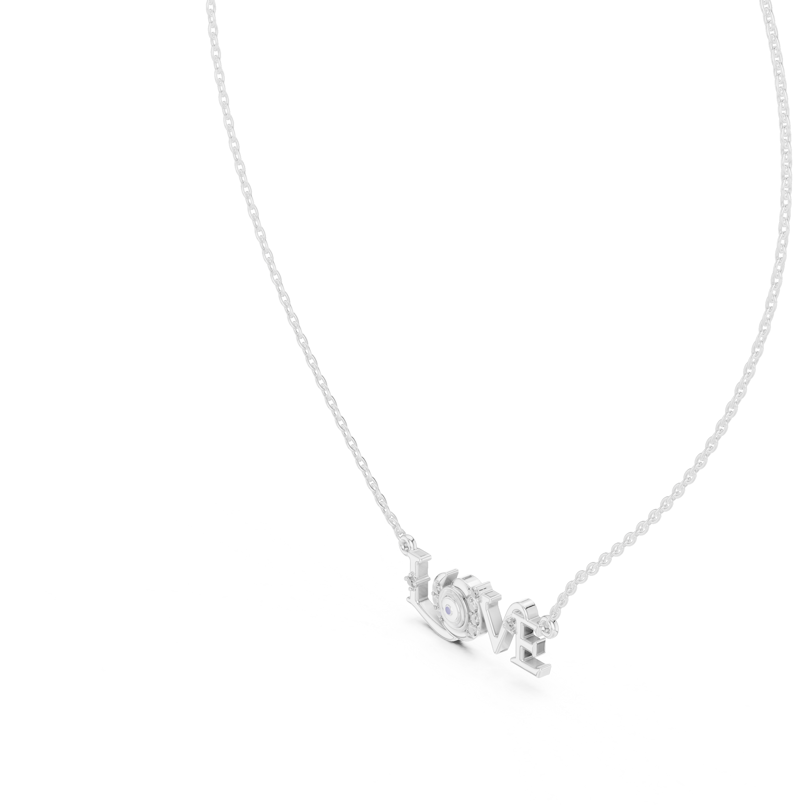 Evil Eye Love Necklace