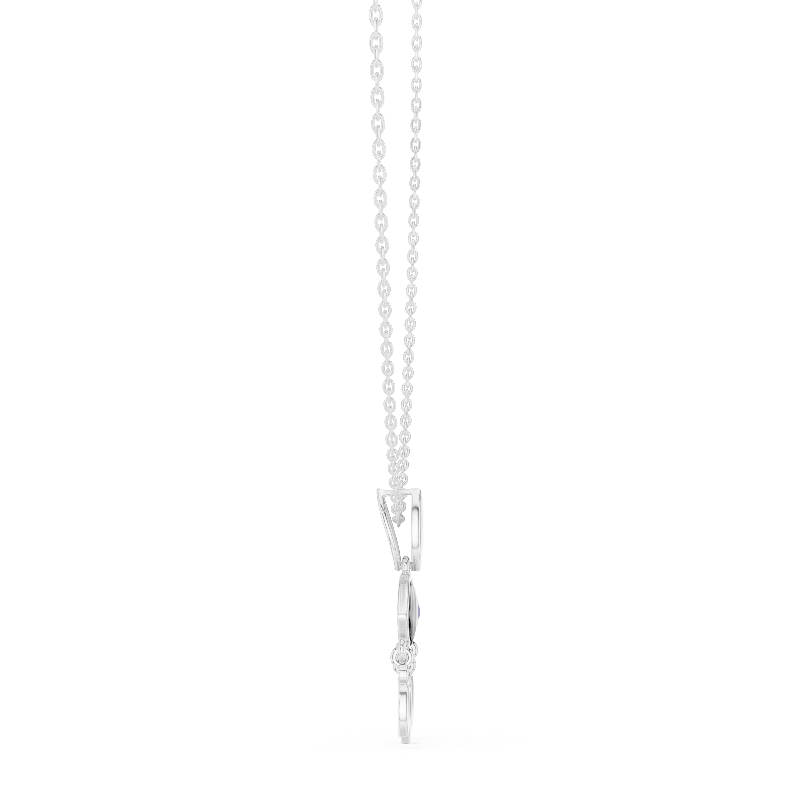Evil Eye Drop Pendant Necklace