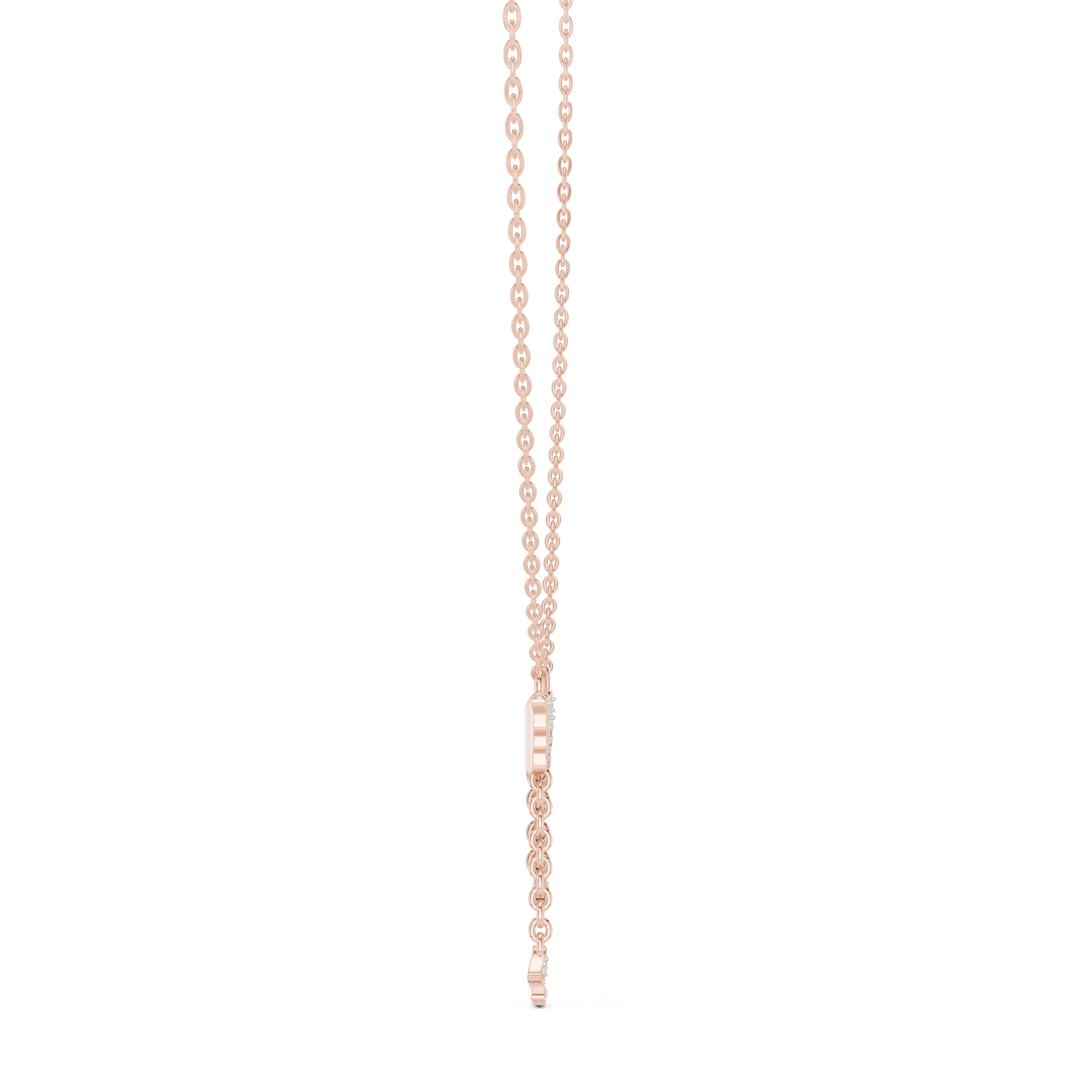 Butterfly Drop Pendant Necklace