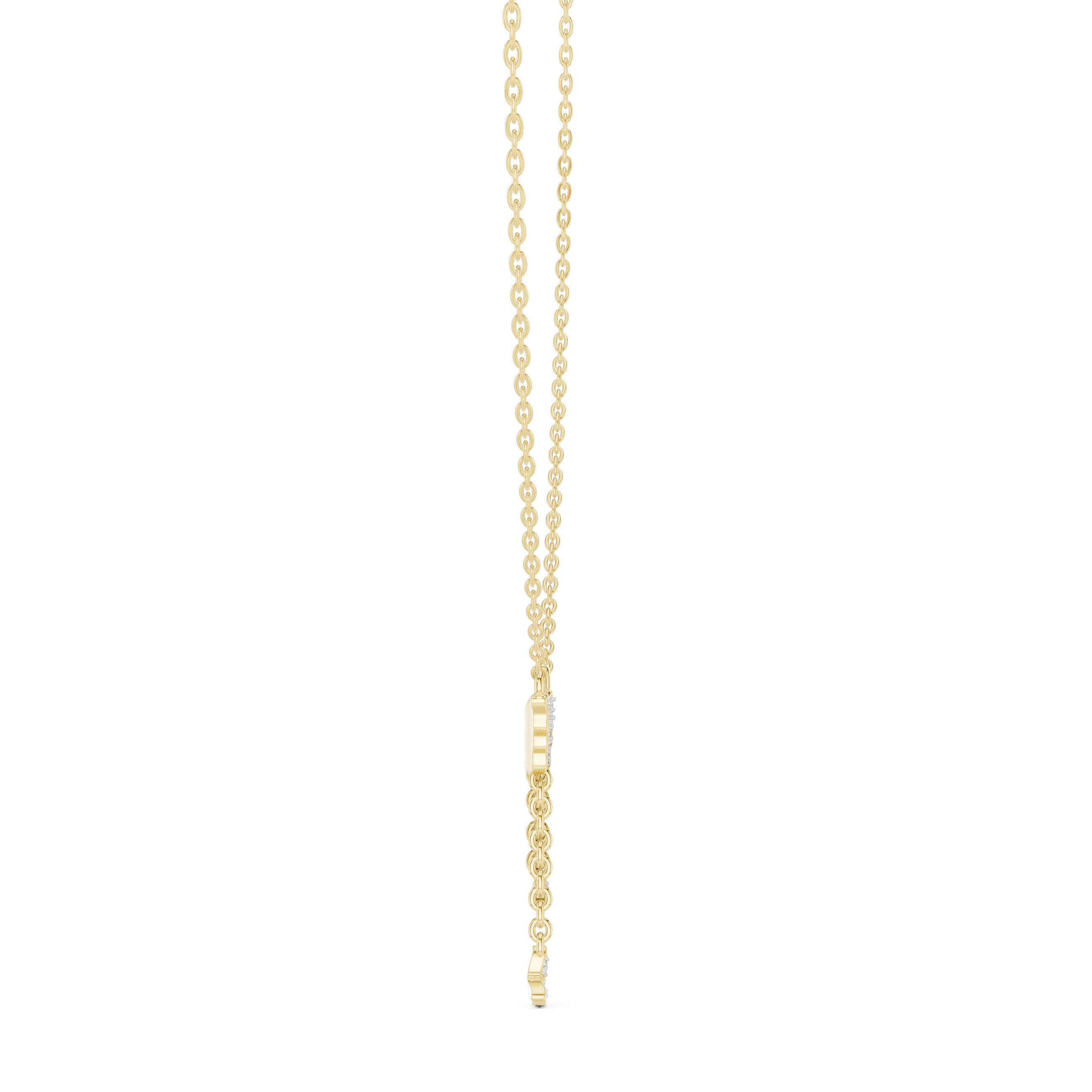 Butterfly Drop Pendant Necklace