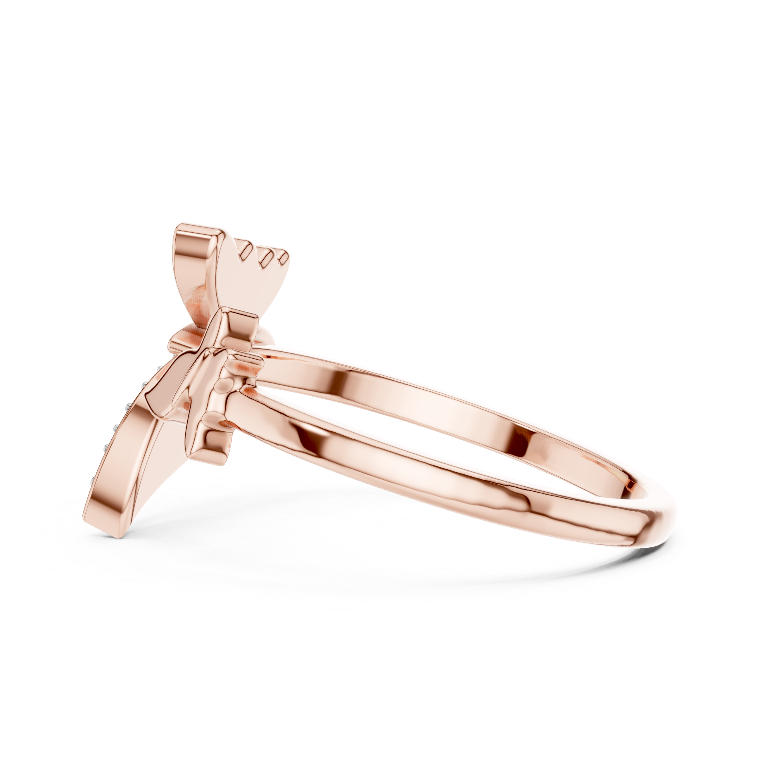 Butterfly Diamond Statement Ring