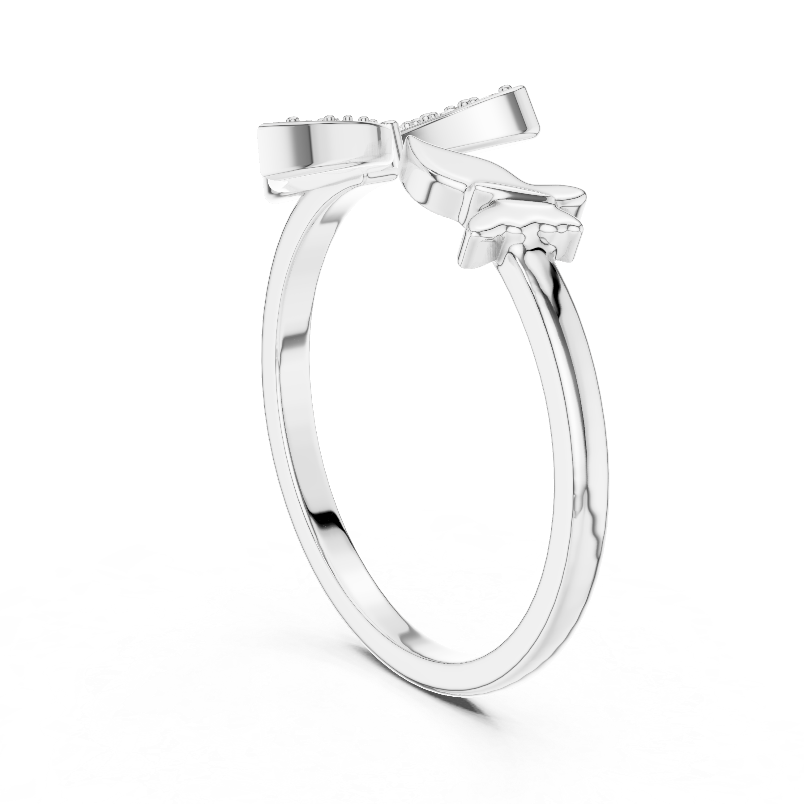Butterfly Diamond Statement Ring