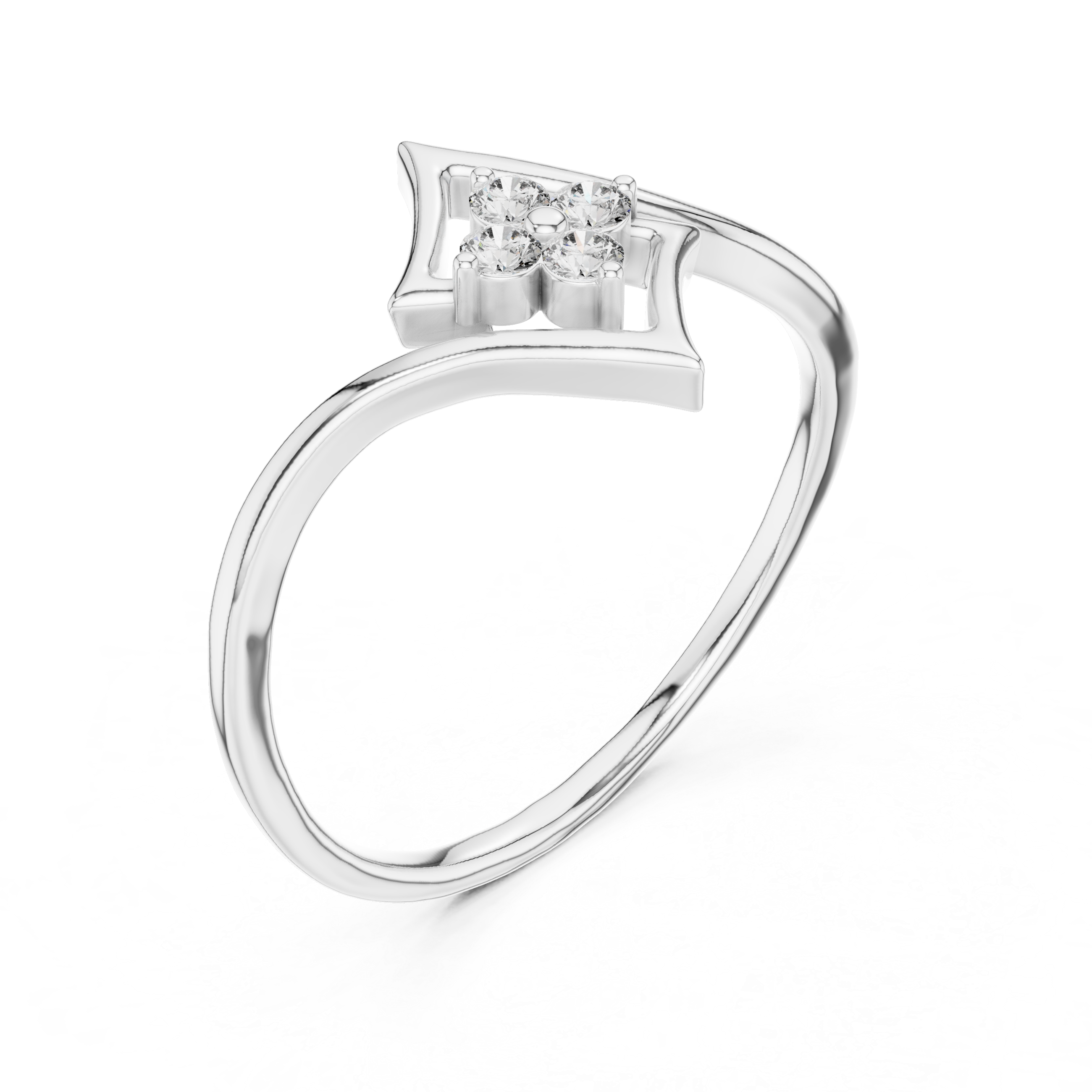 Geometric Diamond Cluster Ring
