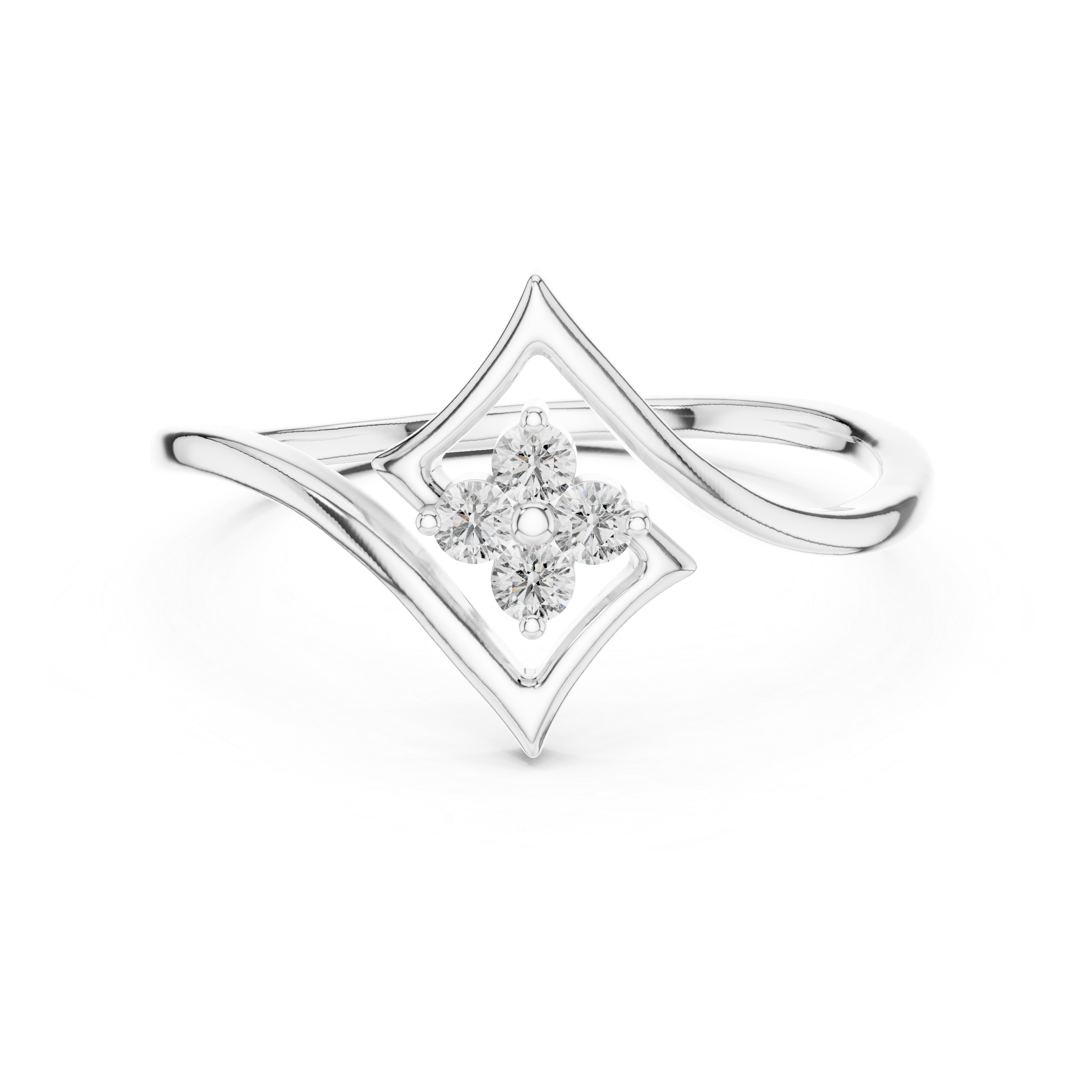 Geometric Diamond Cluster Ring