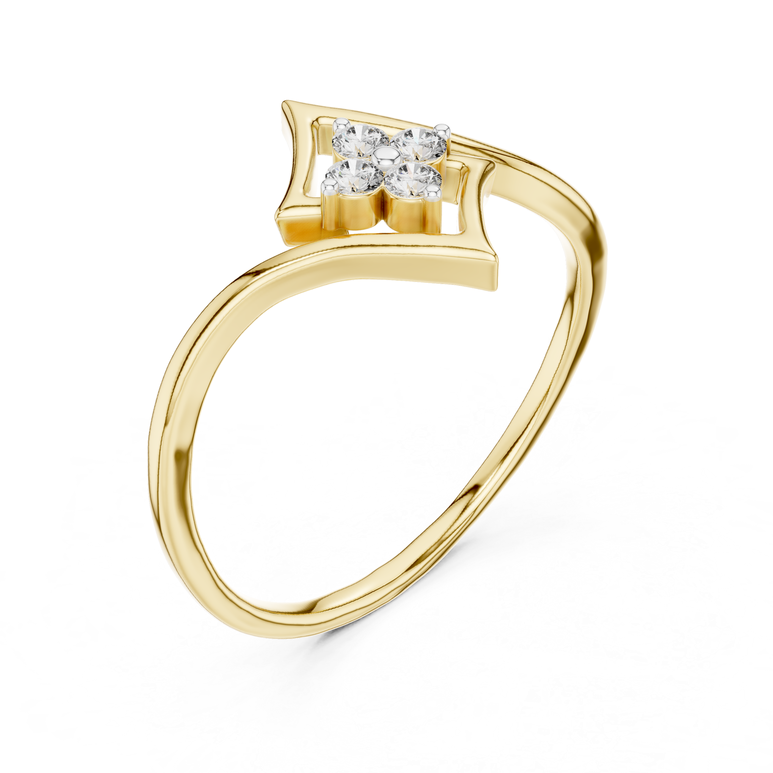 Geometric Diamond Cluster Ring