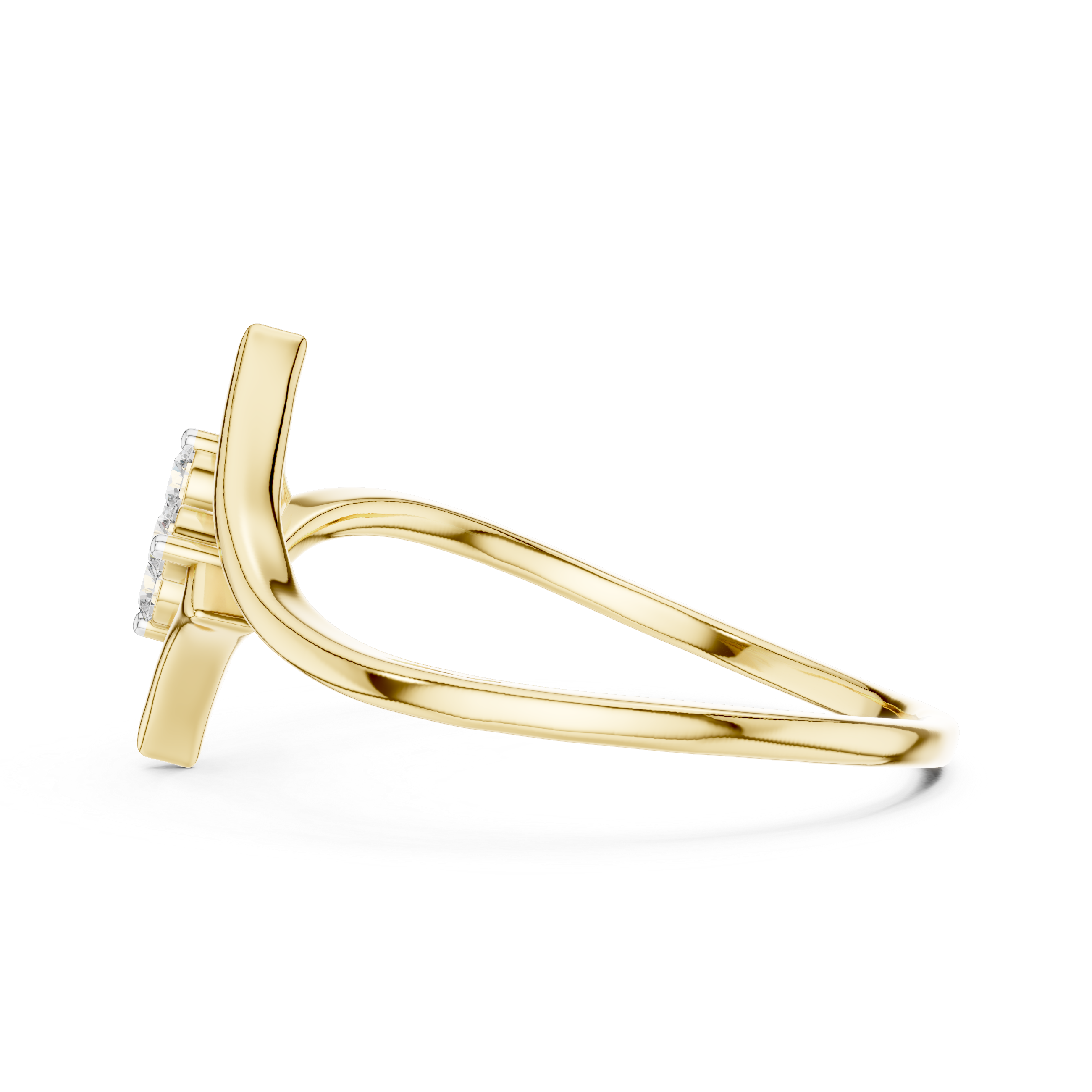 Geometric Diamond Cluster Ring