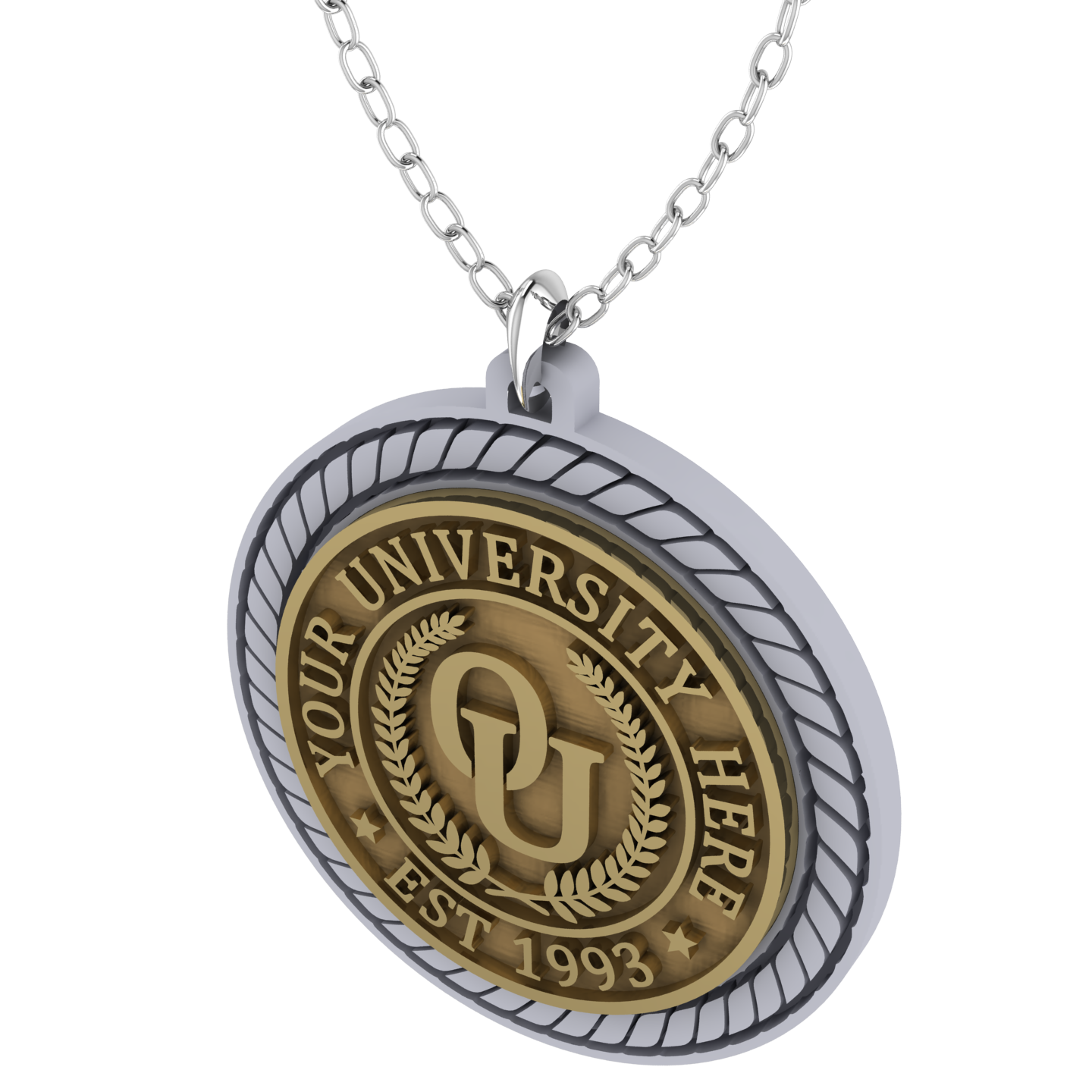 Circum Rope | Custom Unisex University Pendant