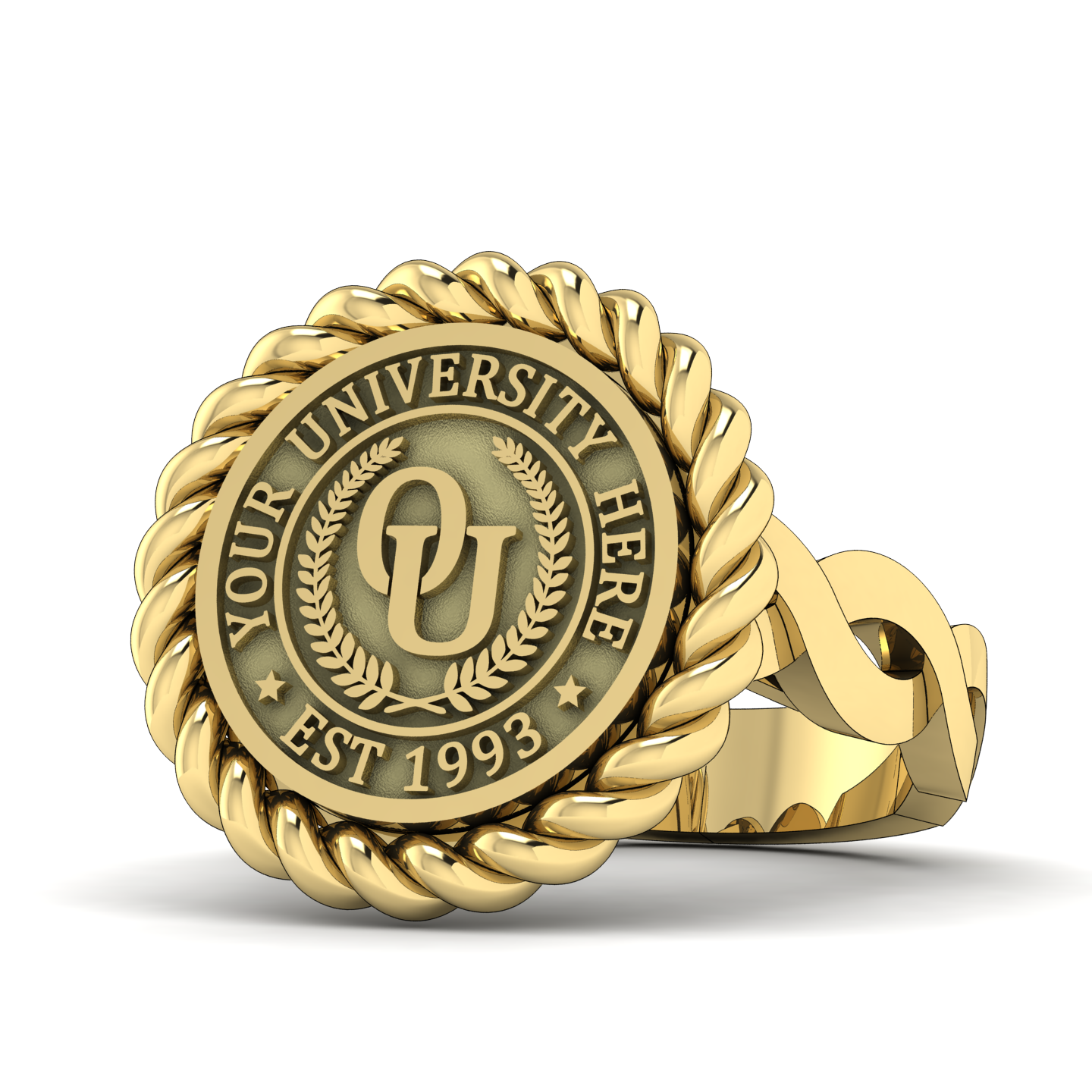 Lubid | Infinity Loop Band Custom College Ring