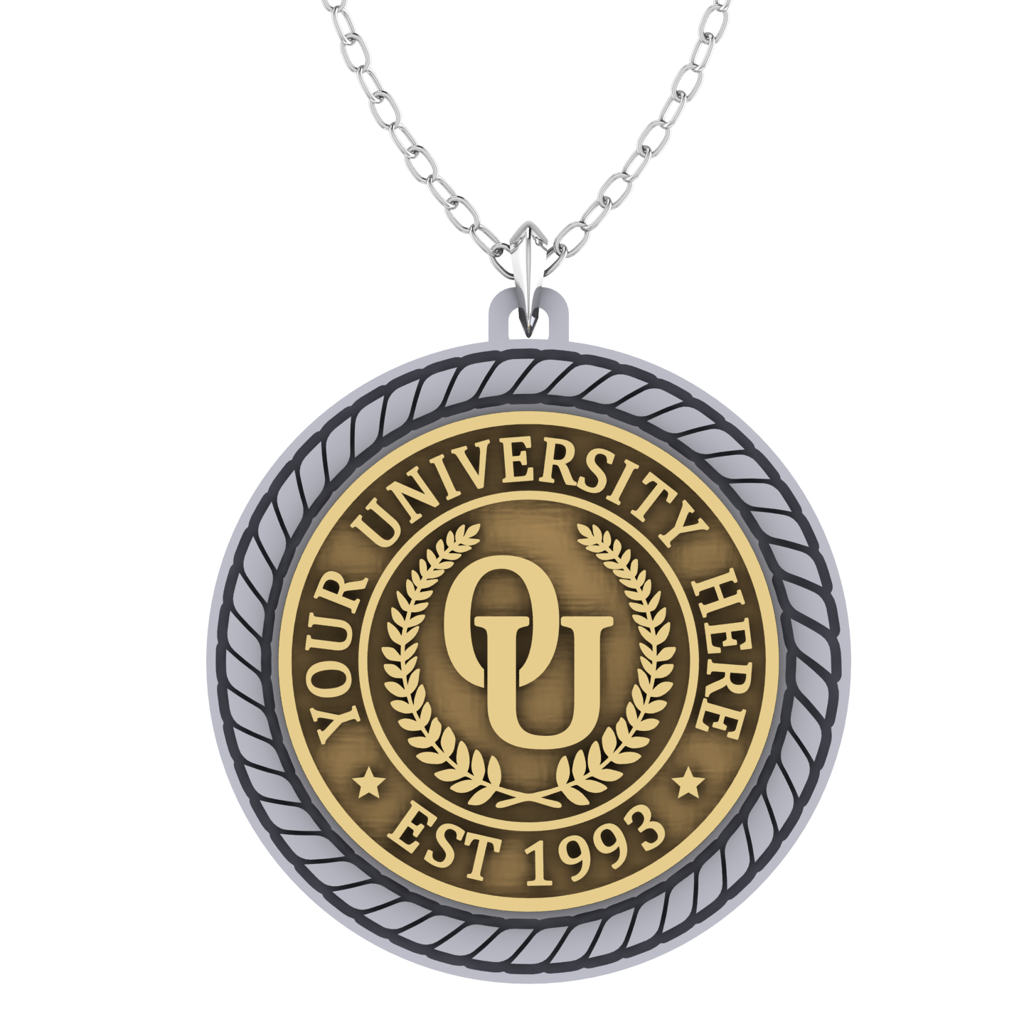 Circum Rope | Custom Unisex University Pendant