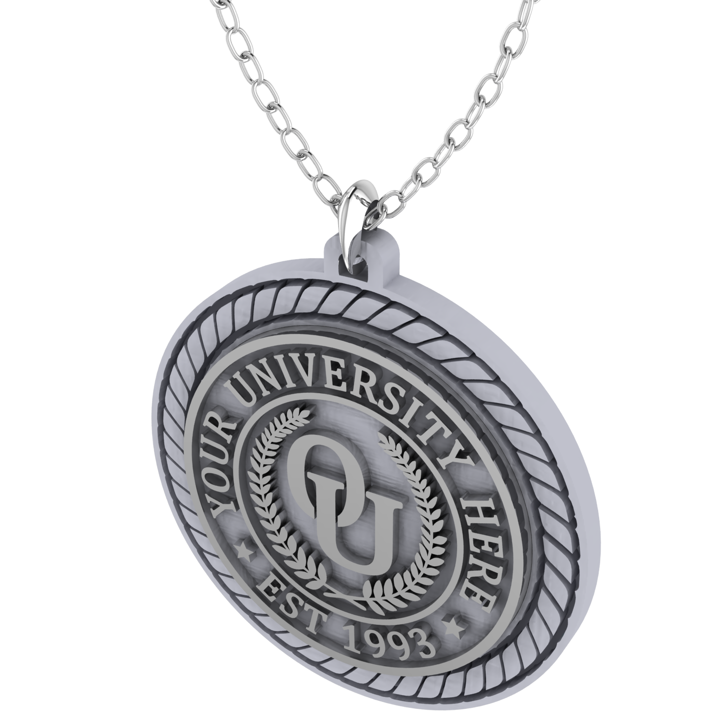 Circum Rope | Custom Unisex University Pendant