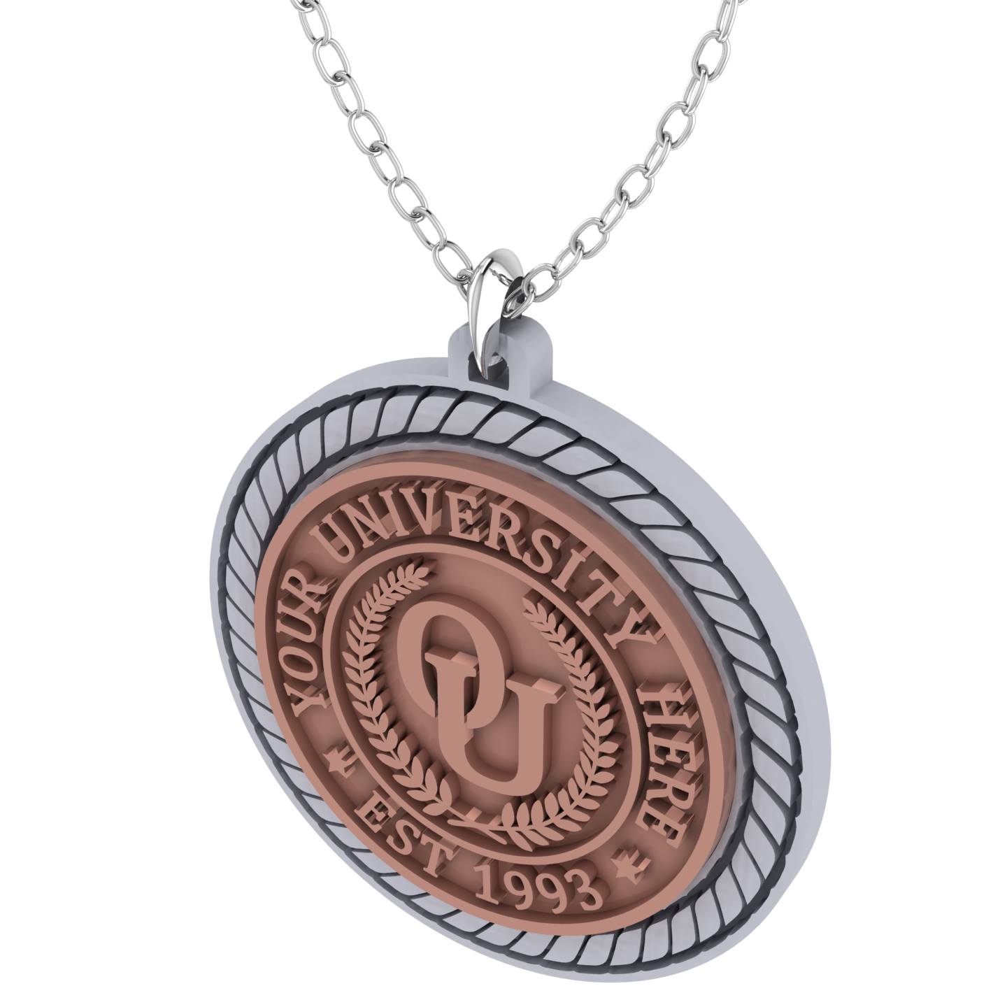 Circum Rope | Custom Unisex University Pendant