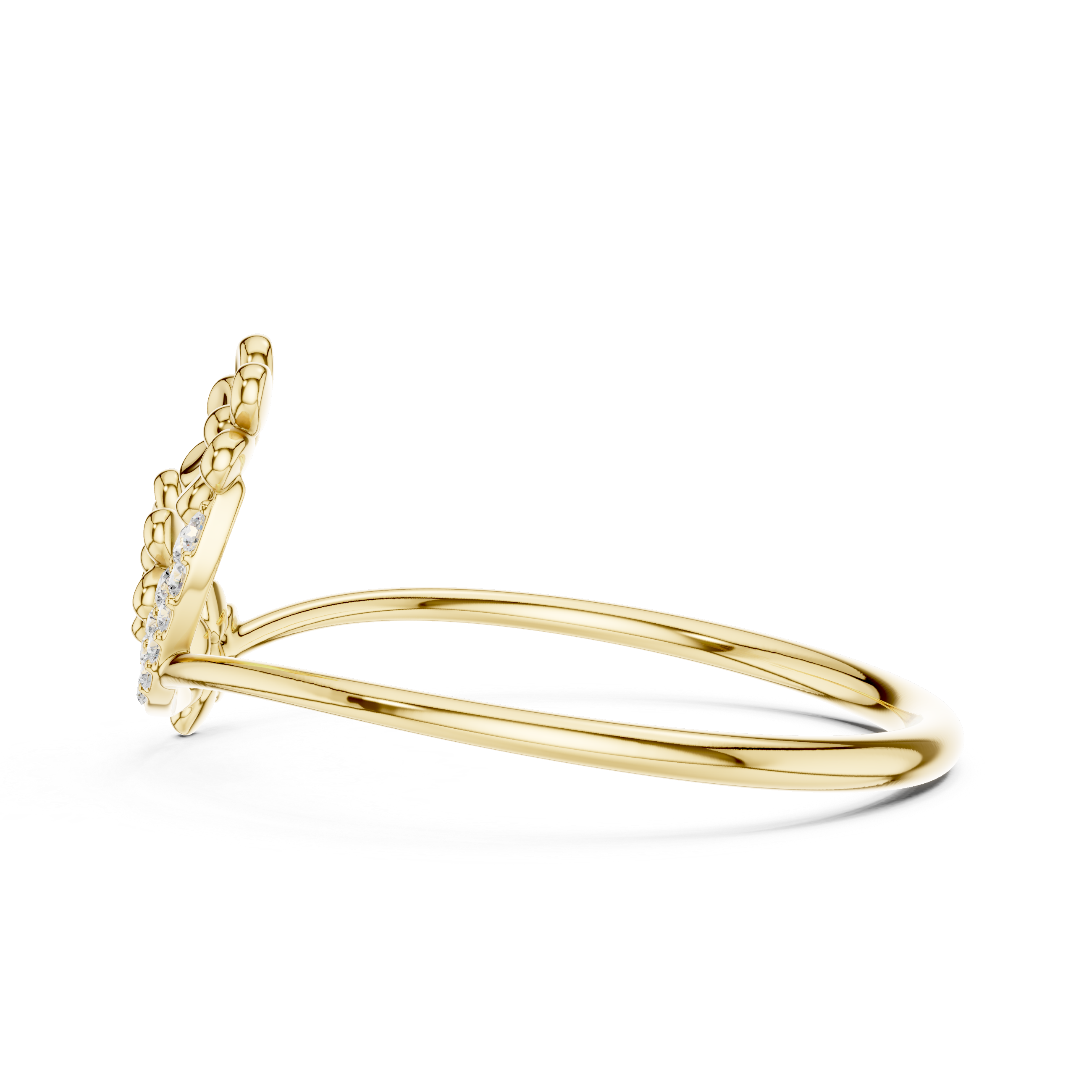 Luxury Floral Diamond Ring