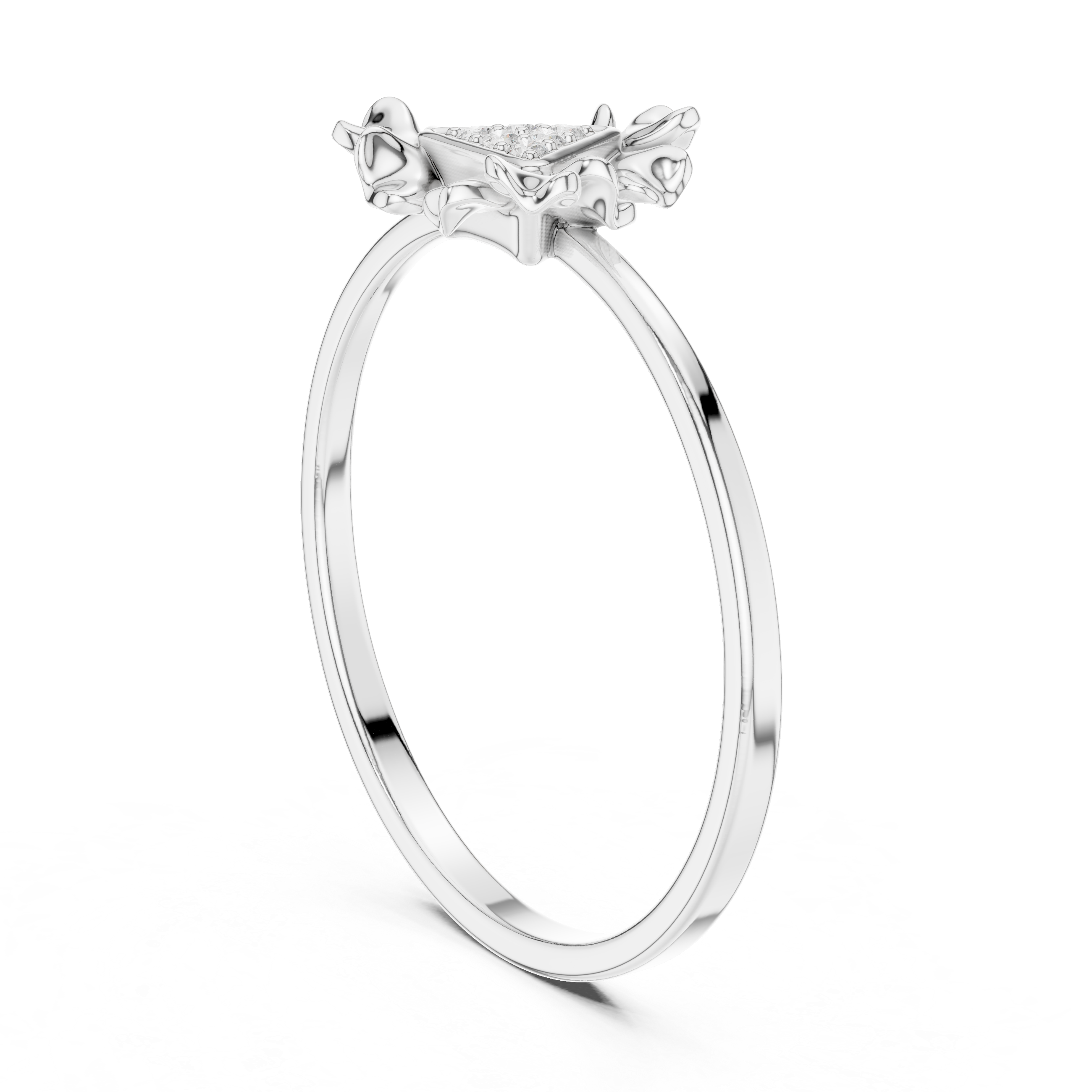 Luxury Clover Diamond Ring