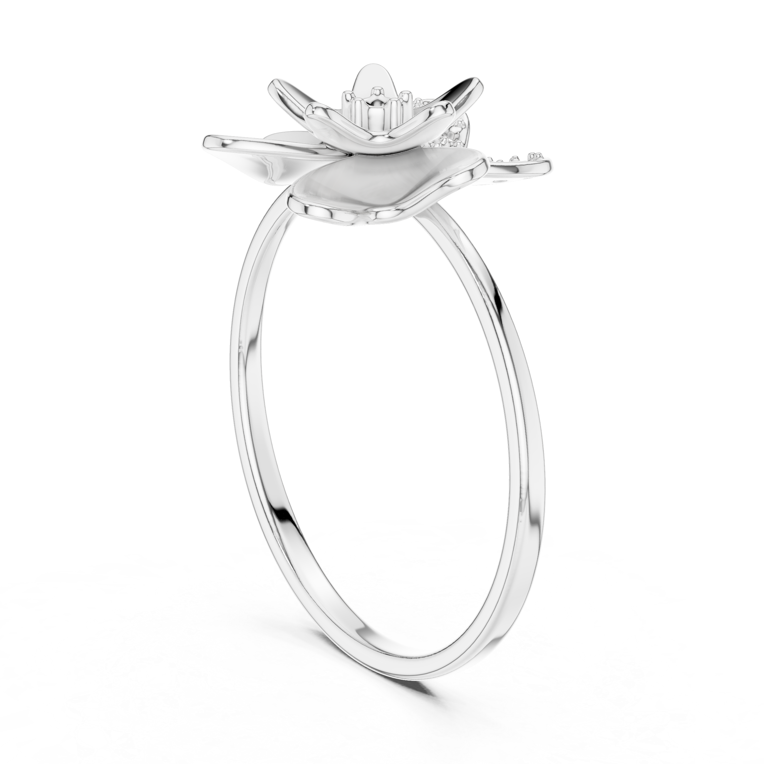 Luxury Flower Diamond Ring