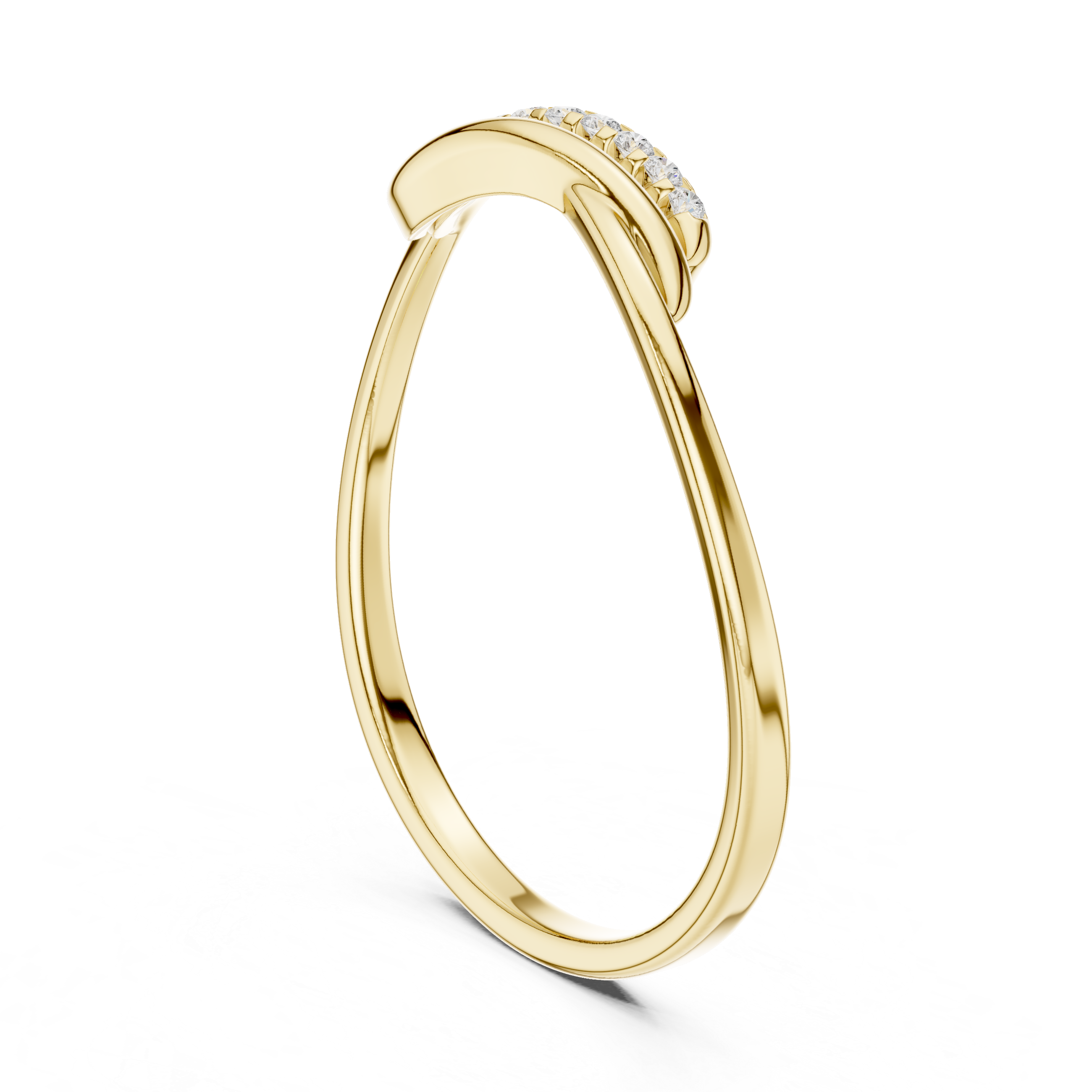 Luxury Wave Diamond Ring