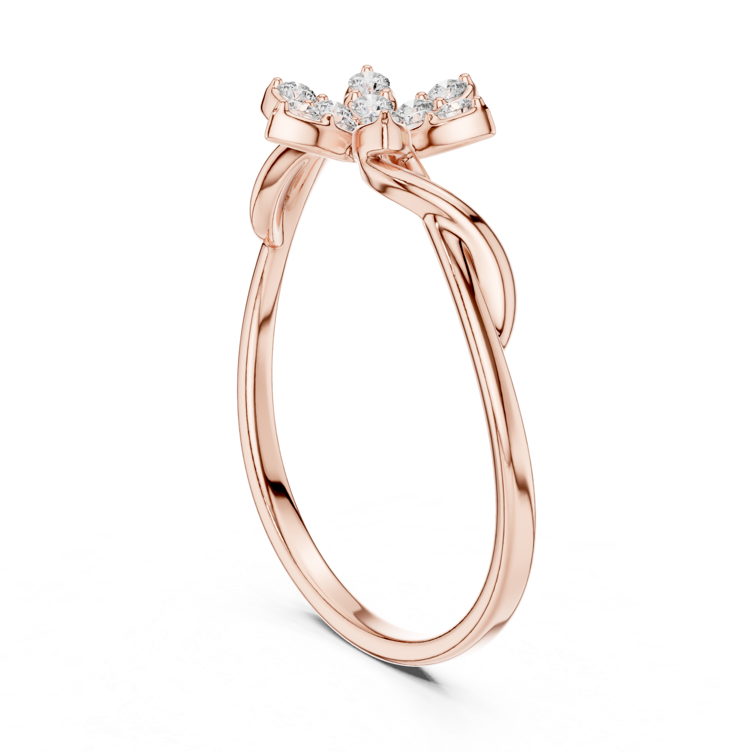 Luxury Floral Diamond Ring