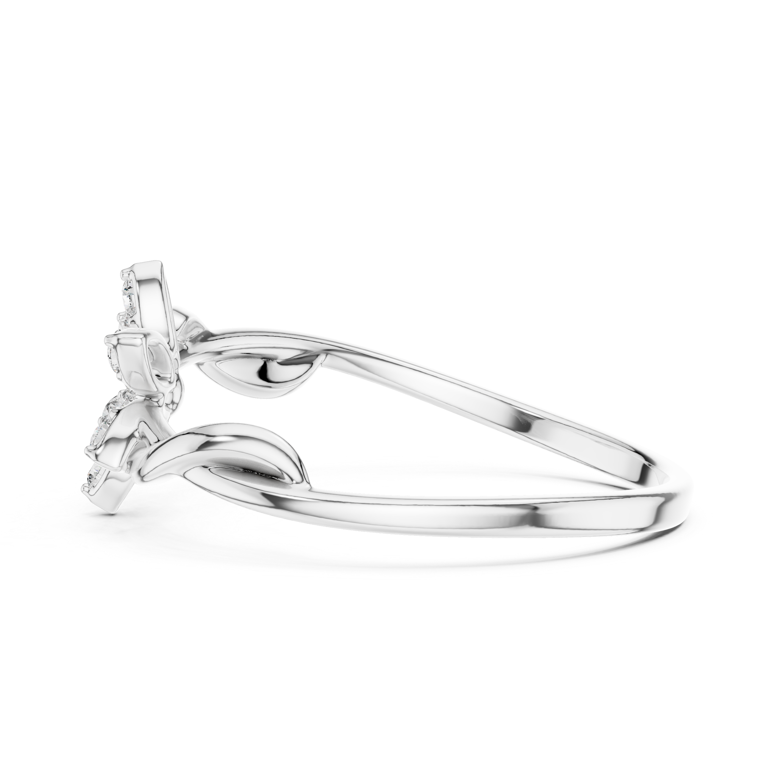 Luxury Floral Diamond Ring