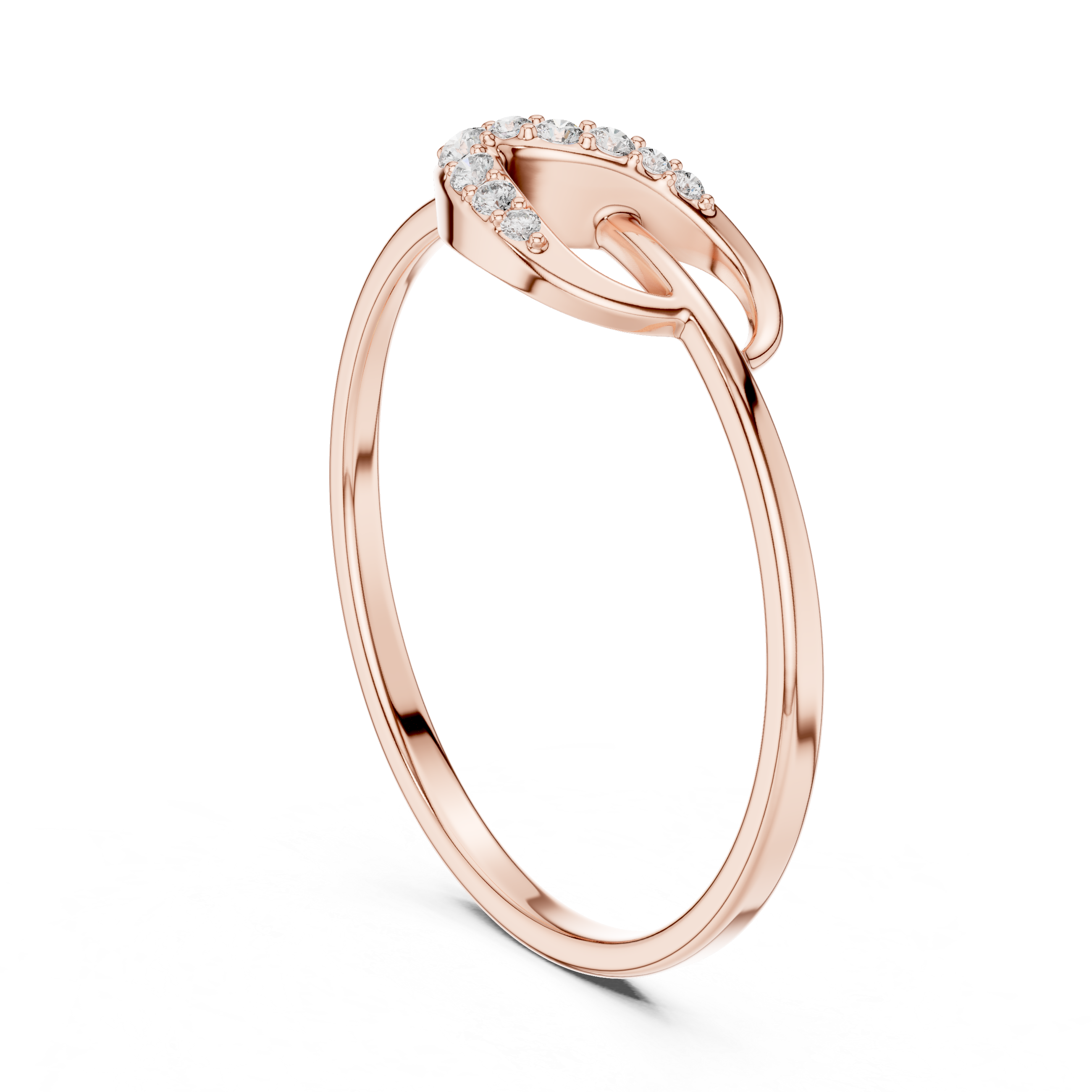 Luxury Wave Diamond Ring