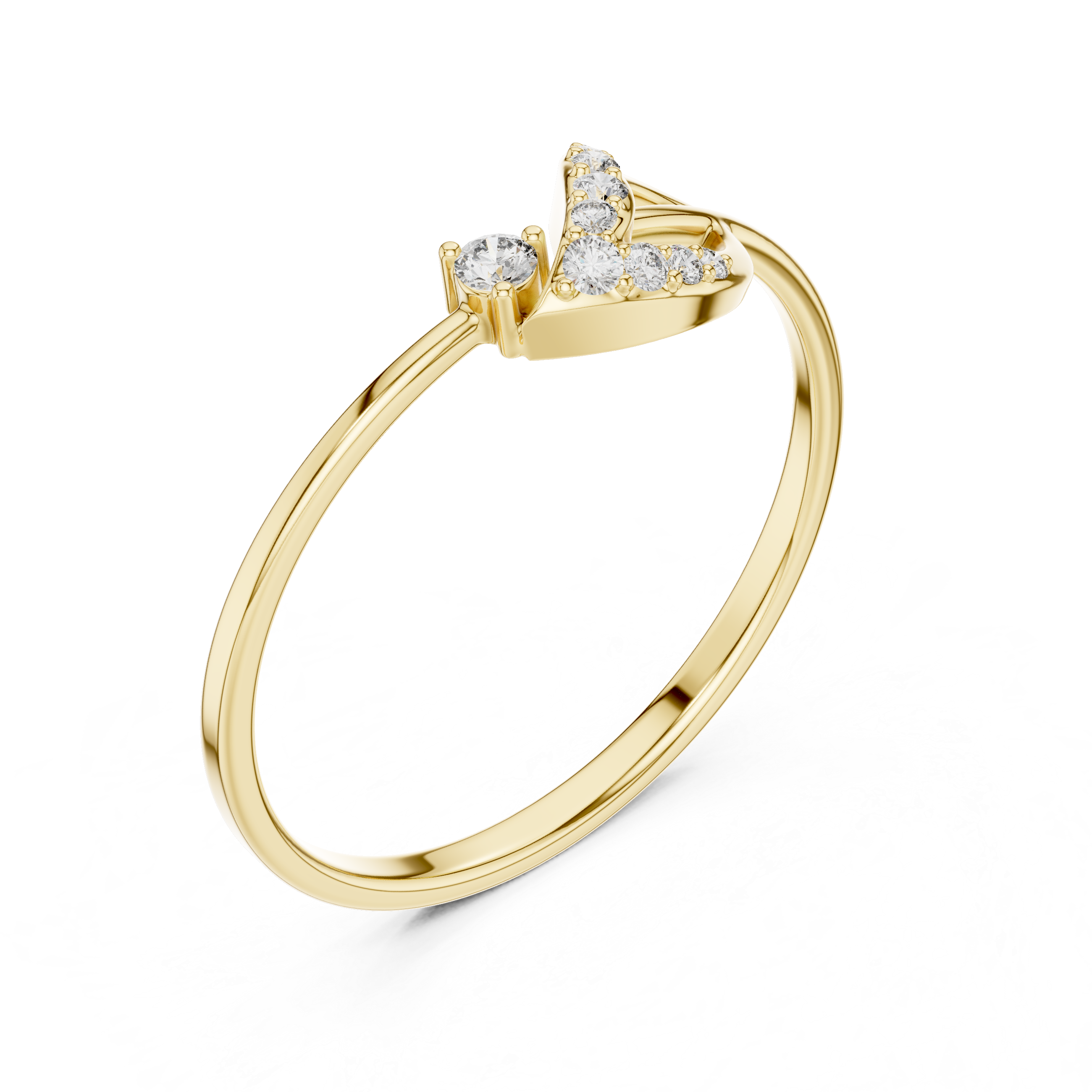 Luxury Wave Diamond Ring