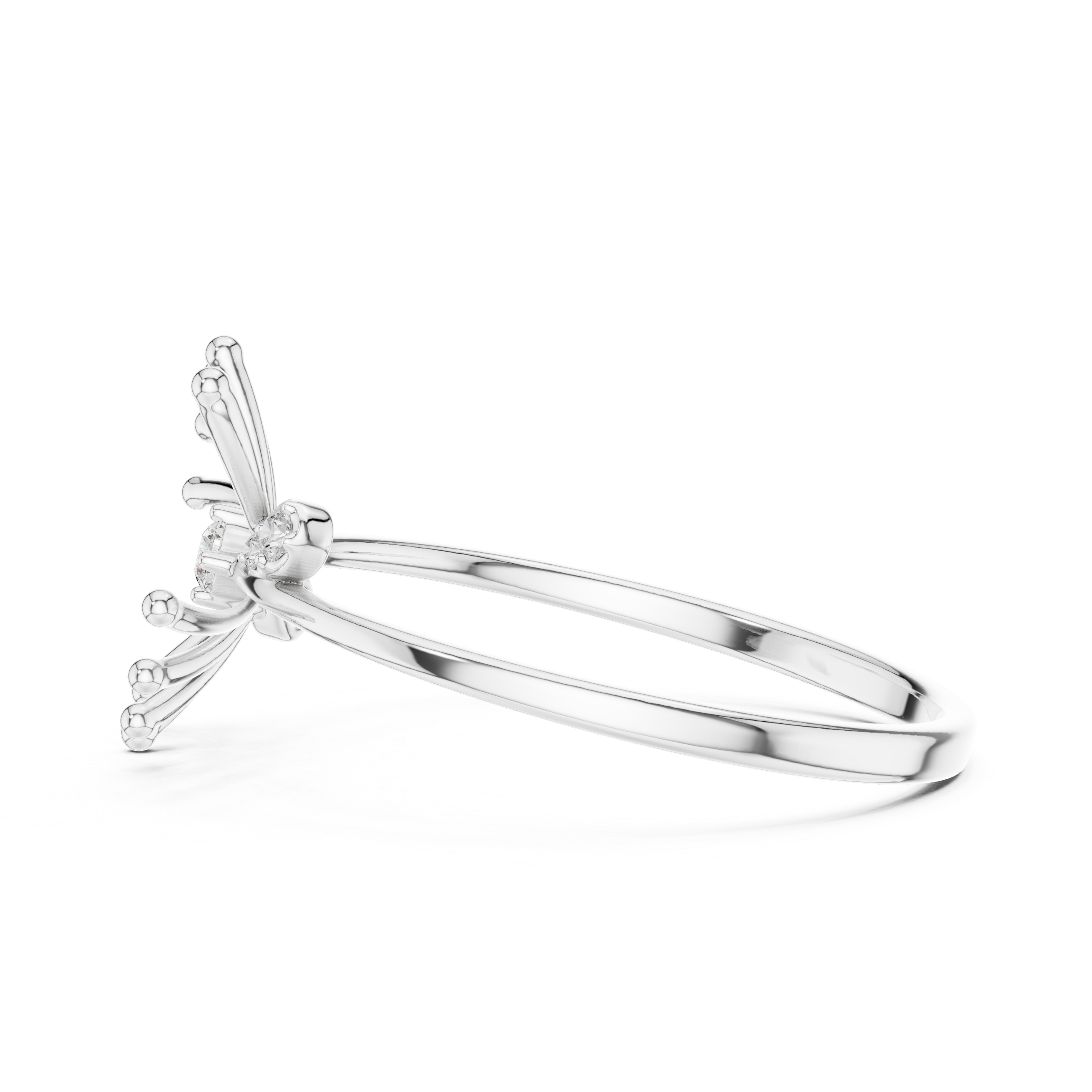 Luxury Starburst Diamond Ring
