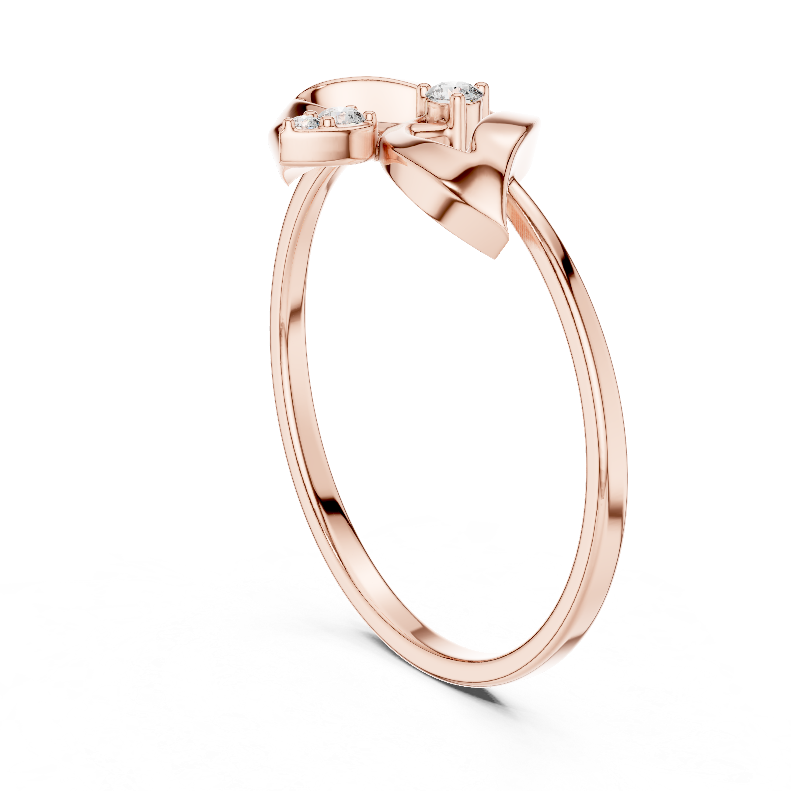 Luxury Arc Diamond Ring