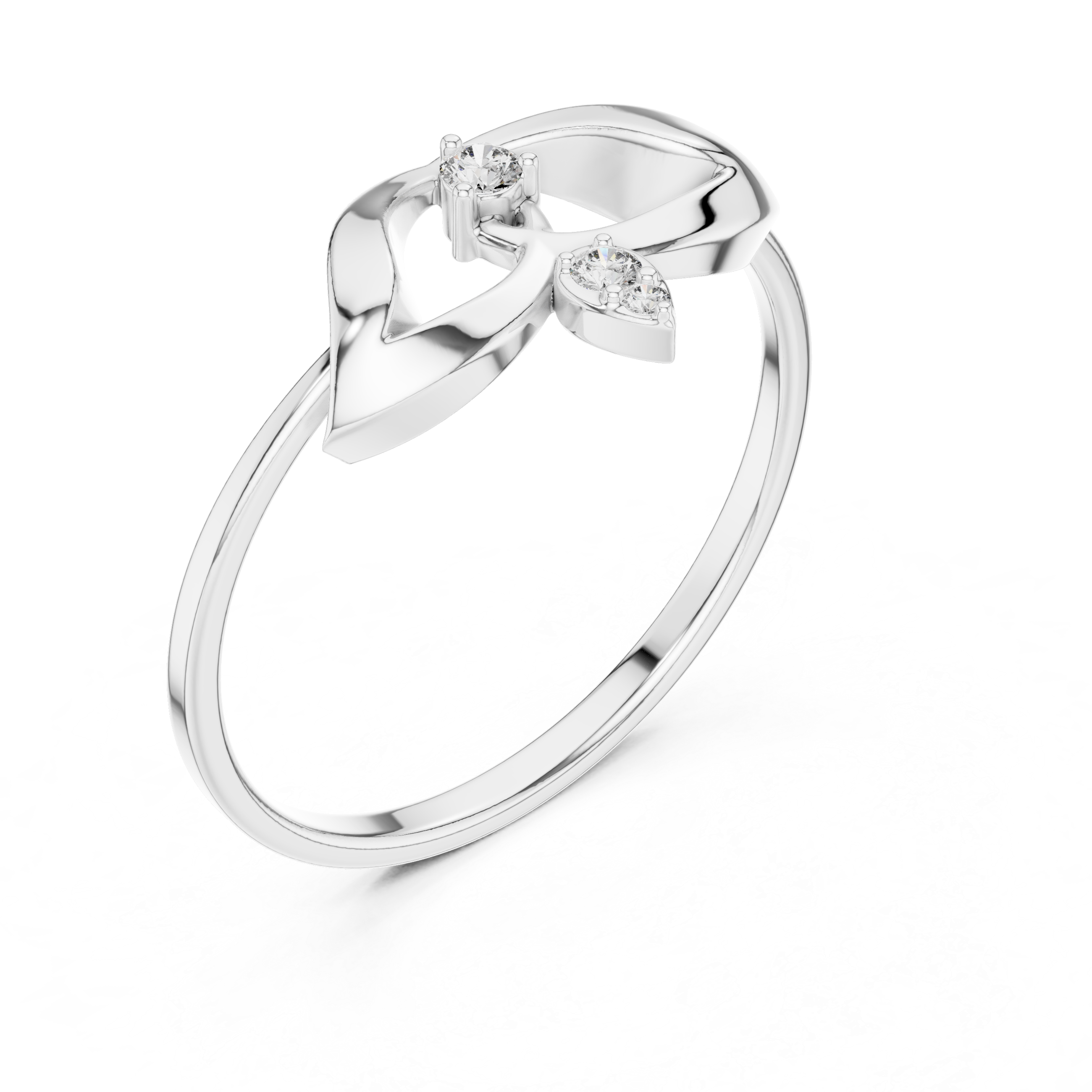 Luxury Arc Diamond Ring