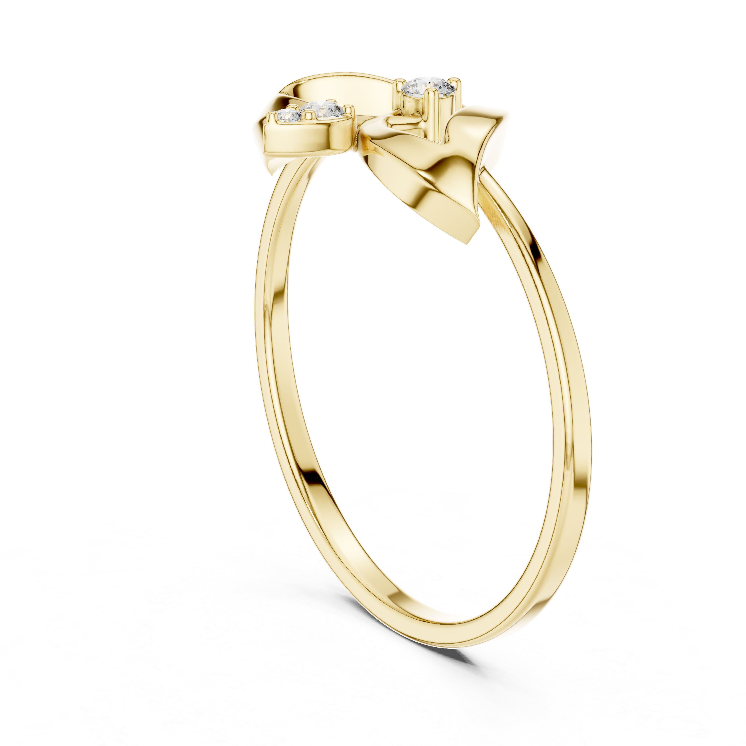 Luxury Arc Diamond Ring