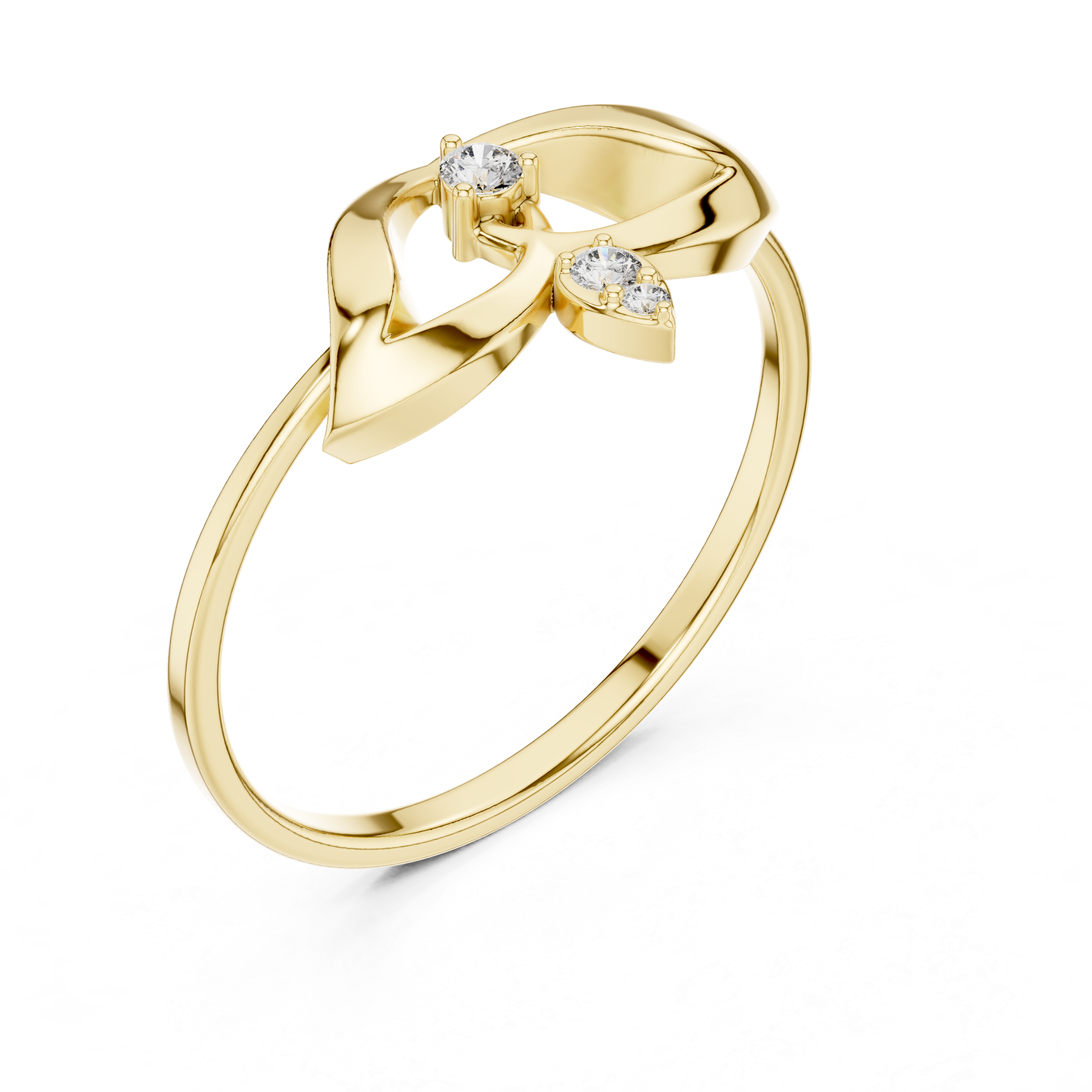 Luxury Arc Diamond Ring