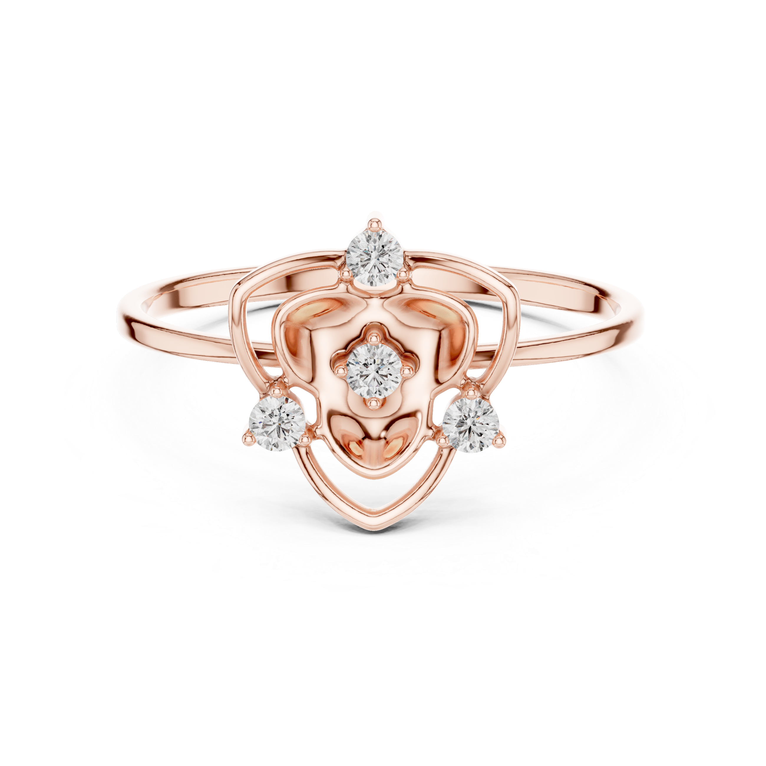 Luxury Heart Diamond Ring