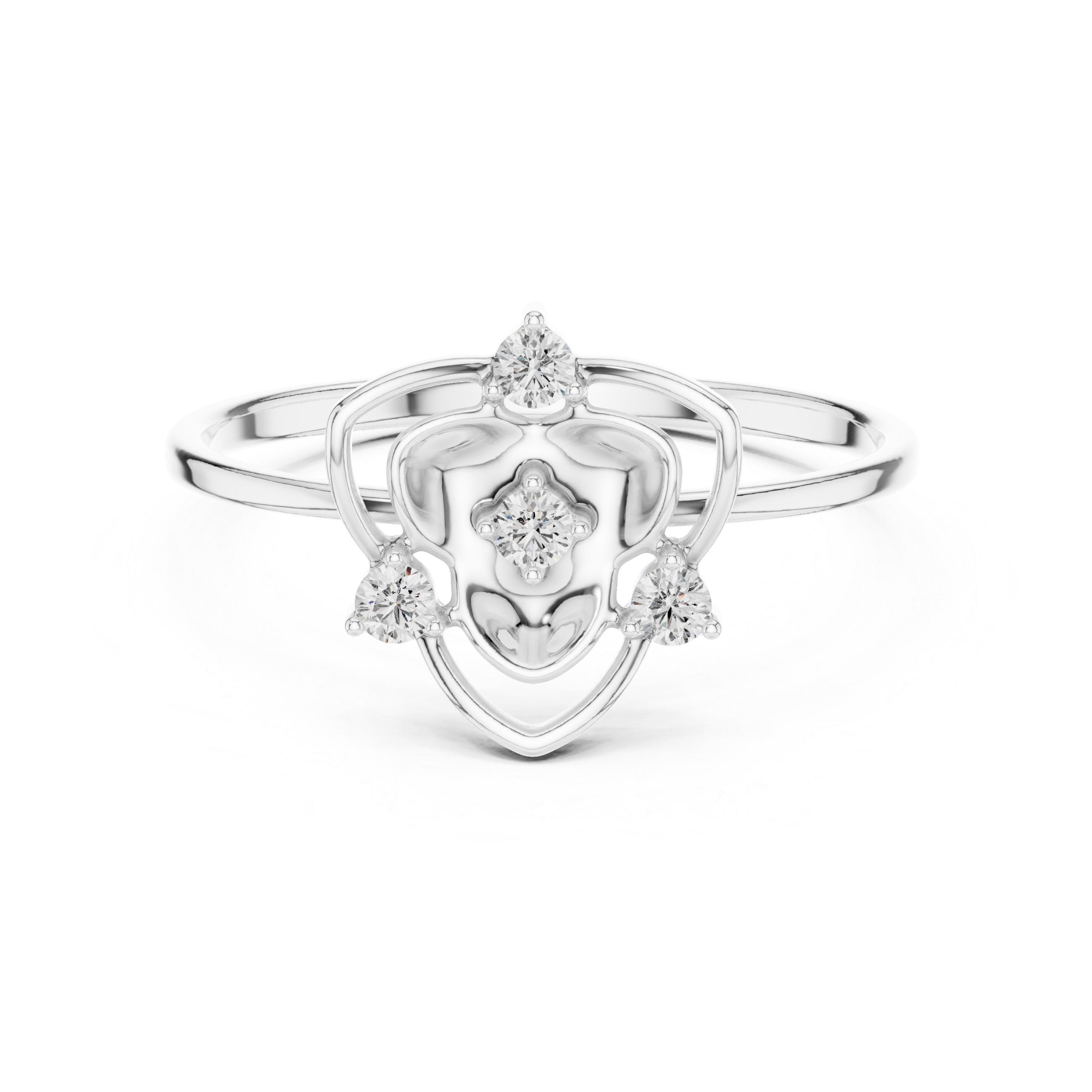 Luxury Heart Diamond Ring