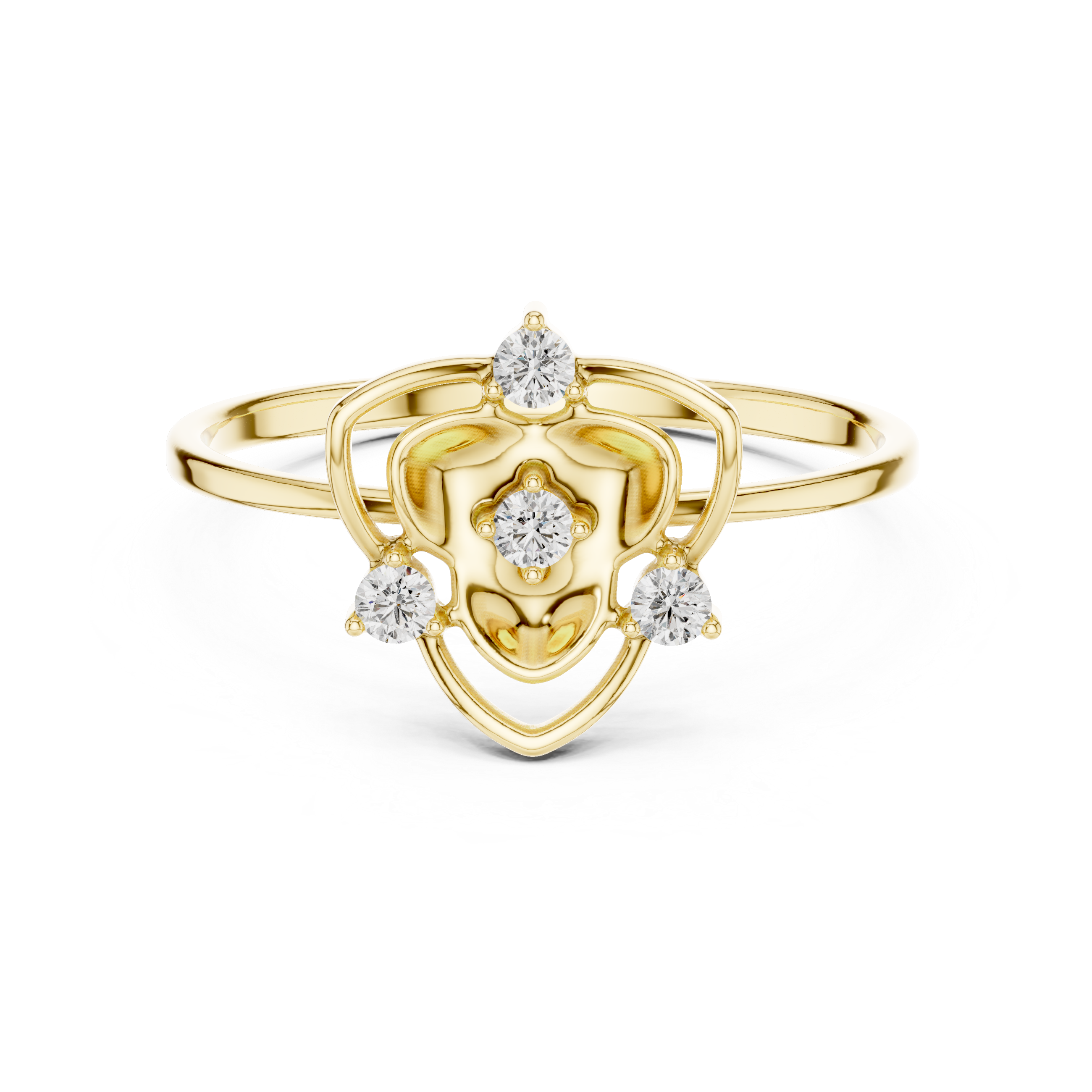 Luxury Heart Diamond Ring