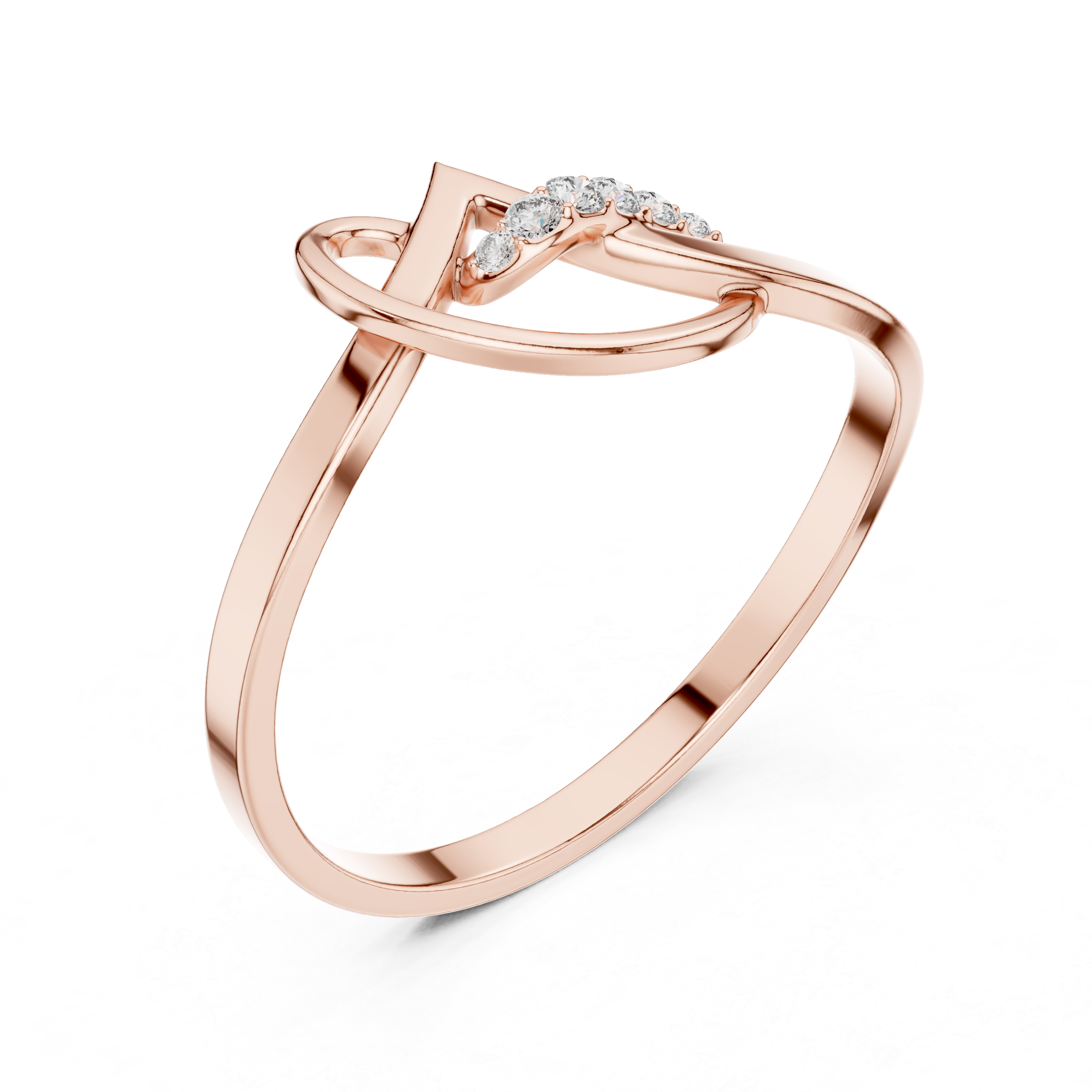 Elegant Infinity Diamond Ring