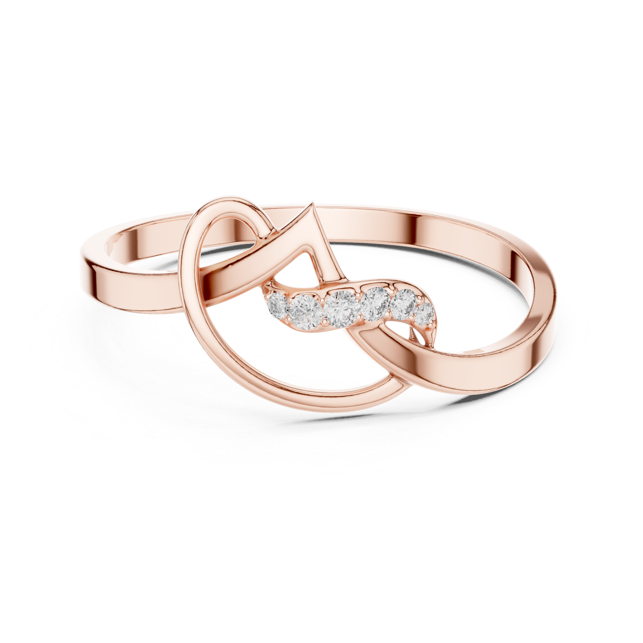 Elegant Infinity Diamond Ring