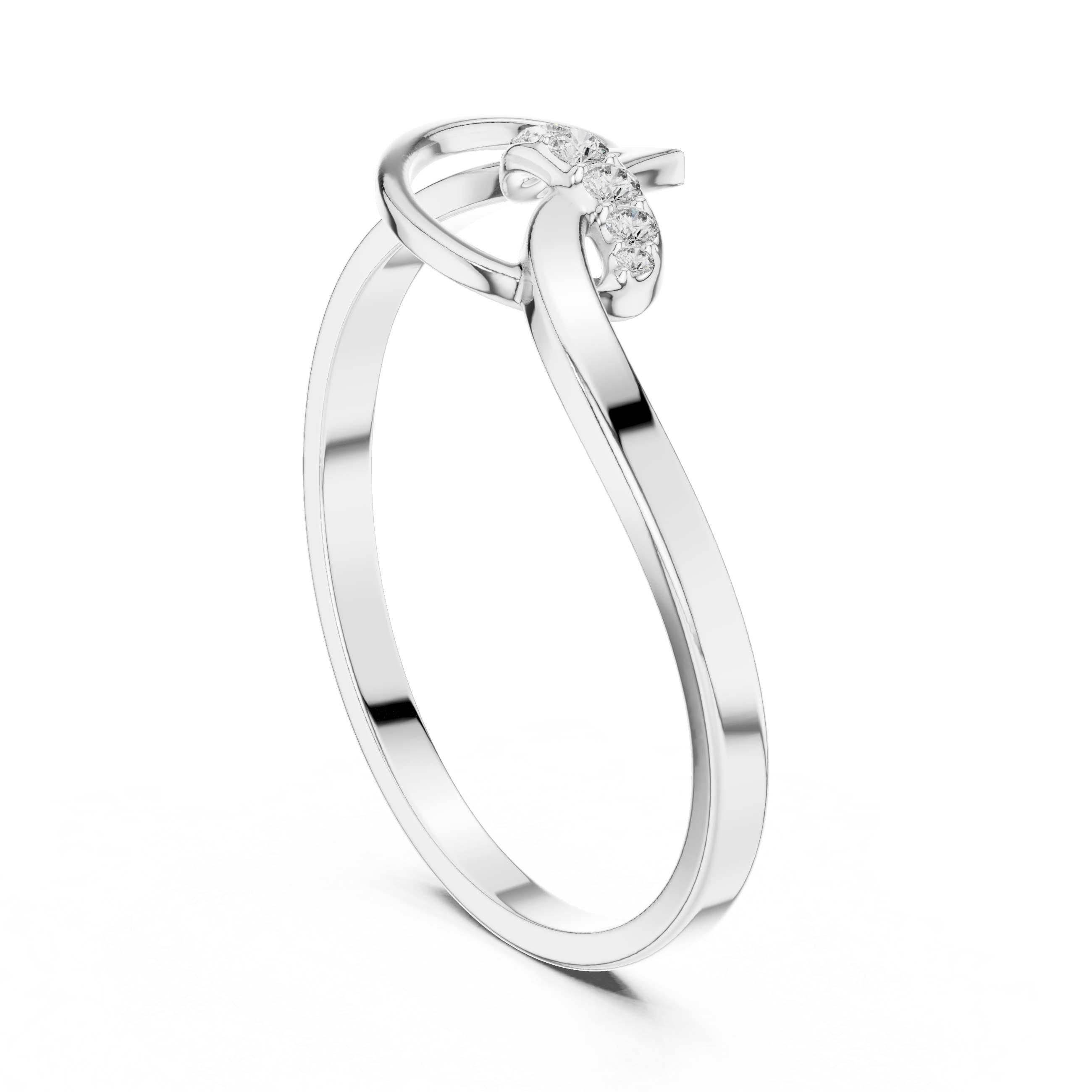 Elegant Infinity Diamond Ring