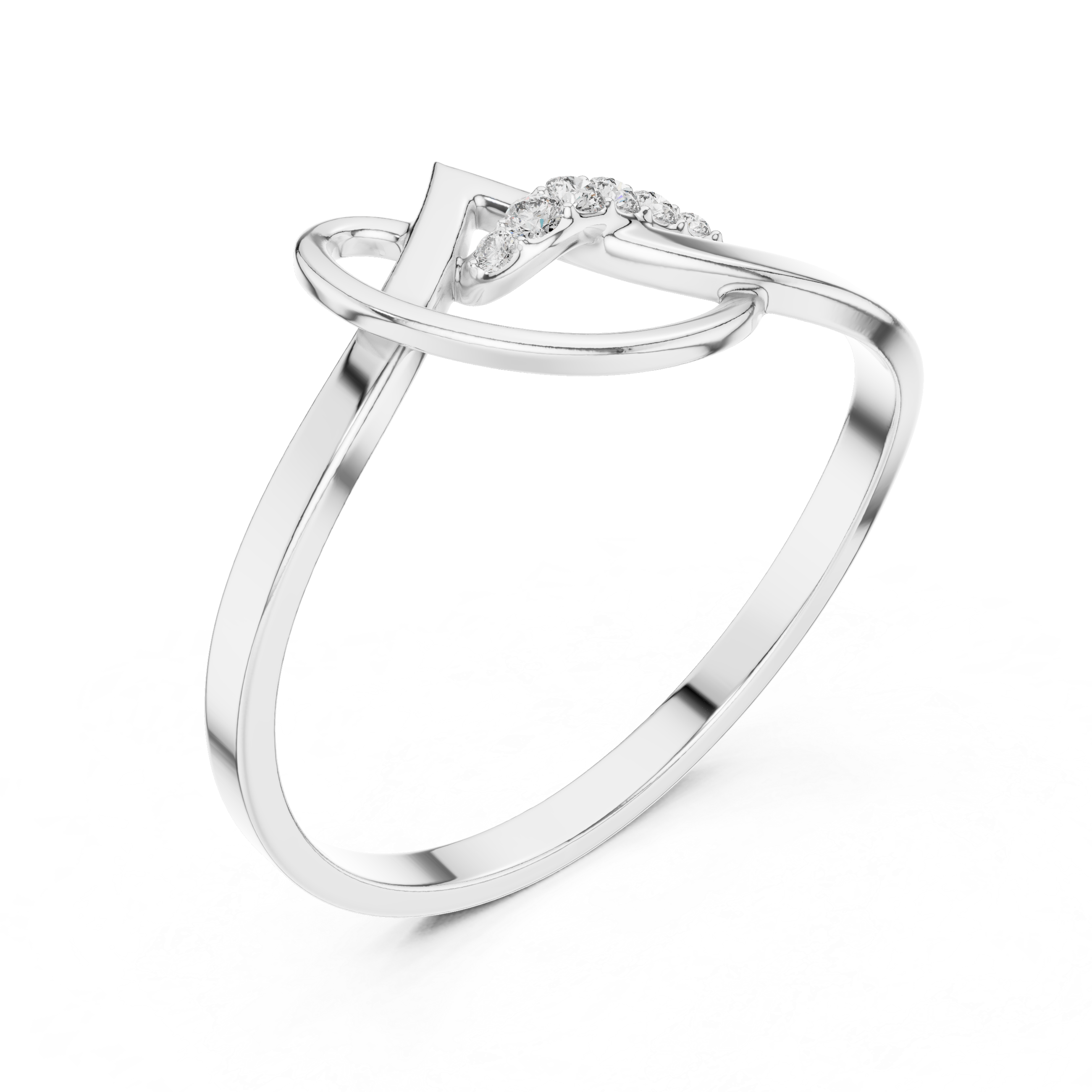 Elegant Infinity Diamond Ring
