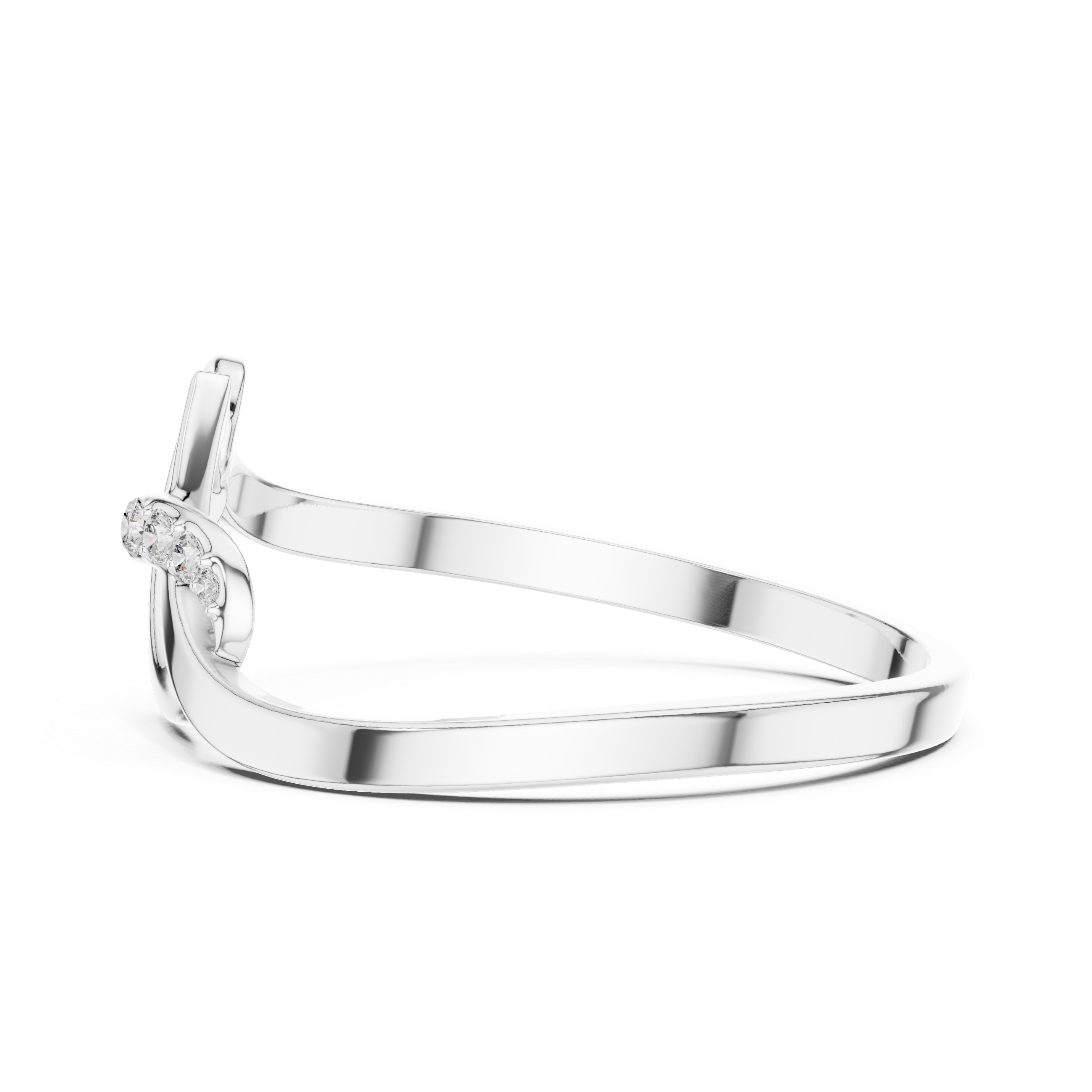 Elegant Infinity Diamond Ring