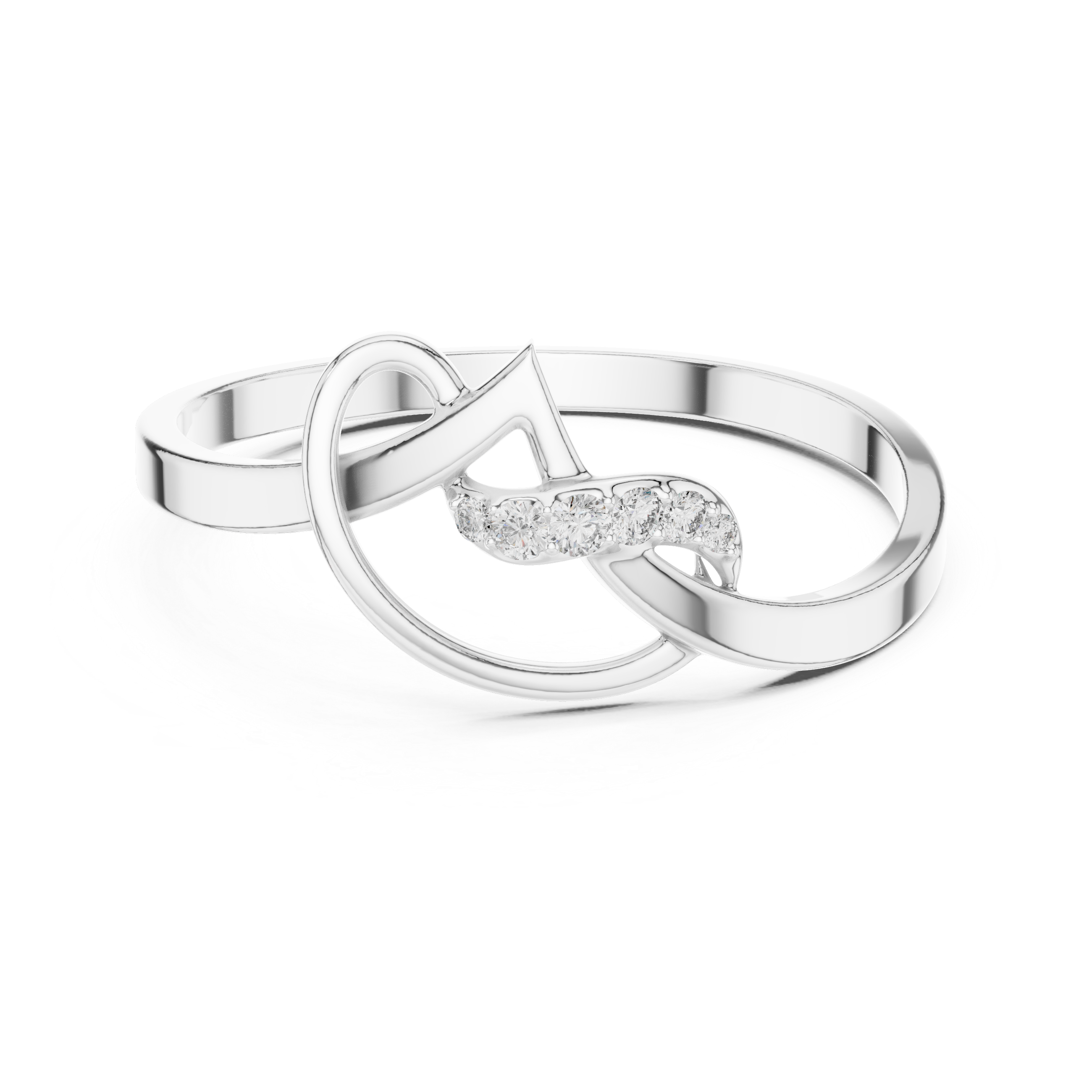 Elegant Infinity Diamond Ring