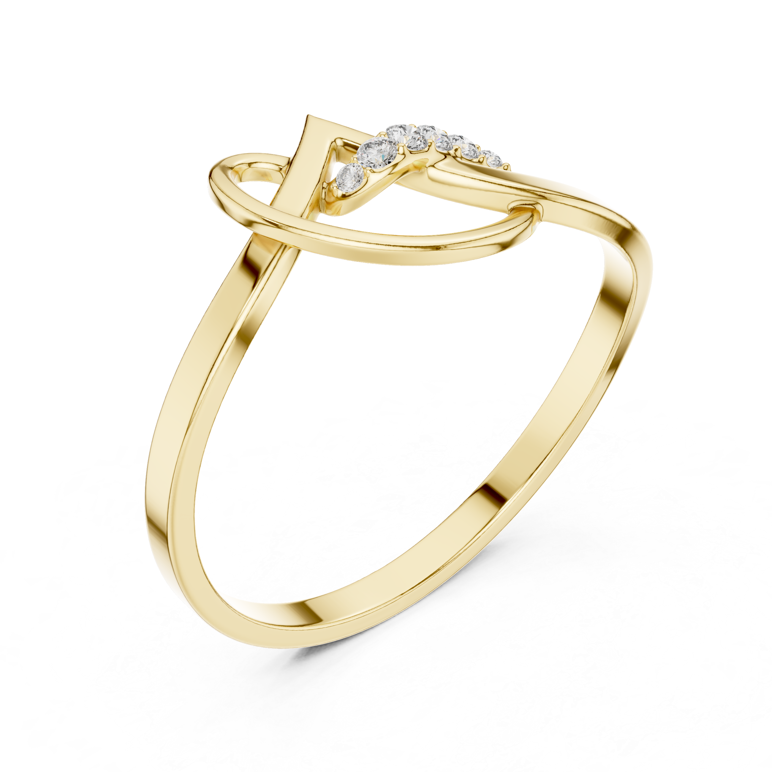 Elegant Infinity Diamond Ring