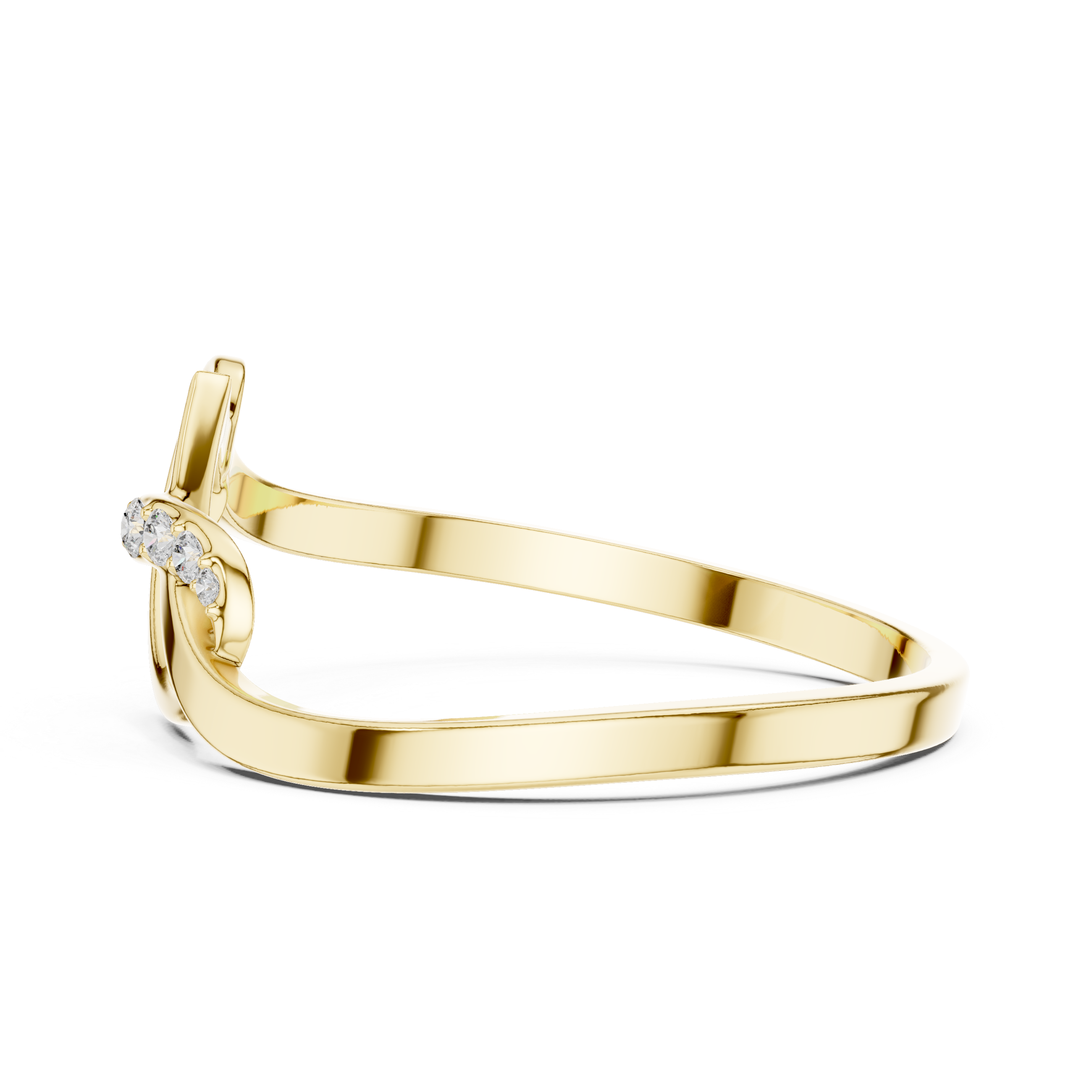 Elegant Infinity Diamond Ring