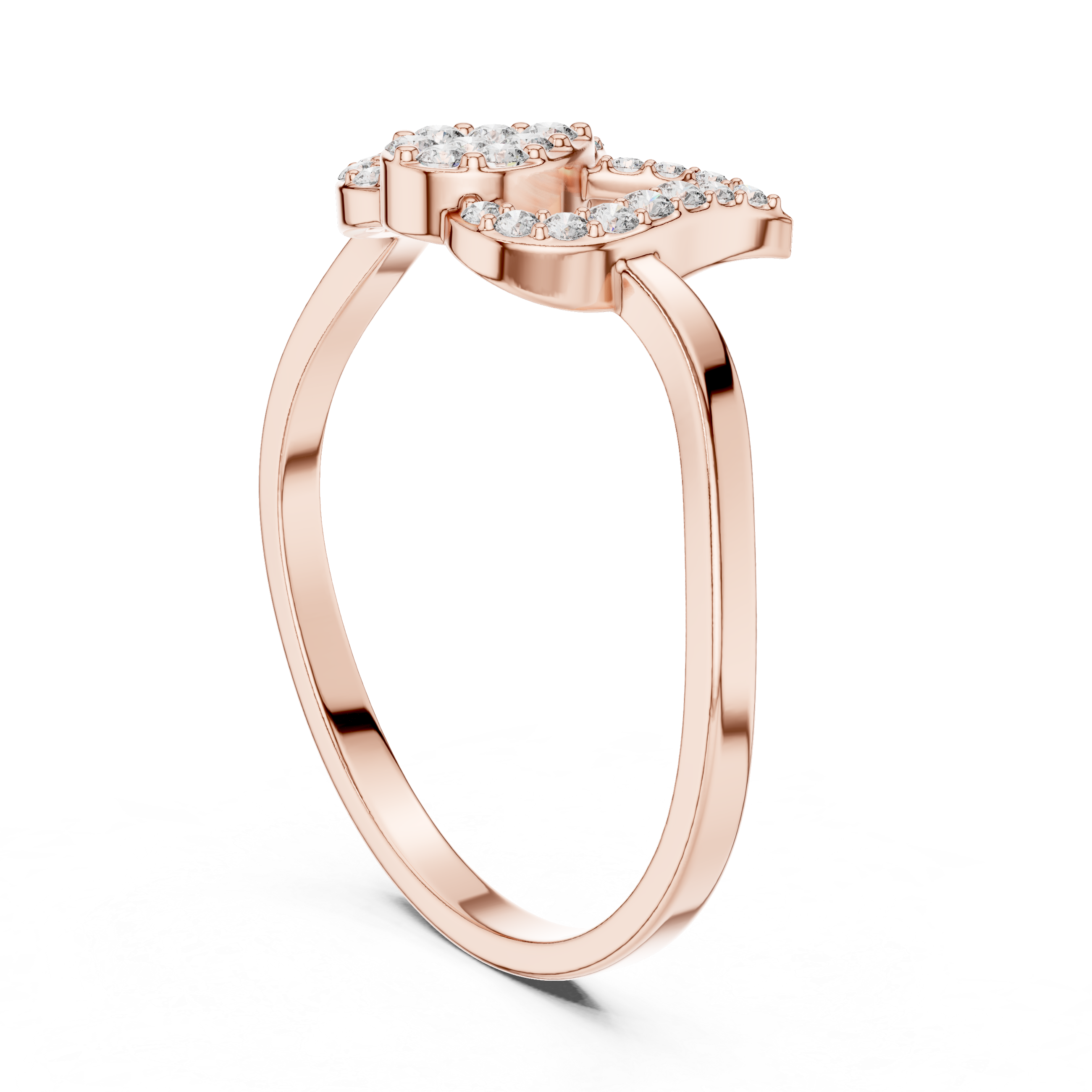 Tulip Crown Diamond Ring