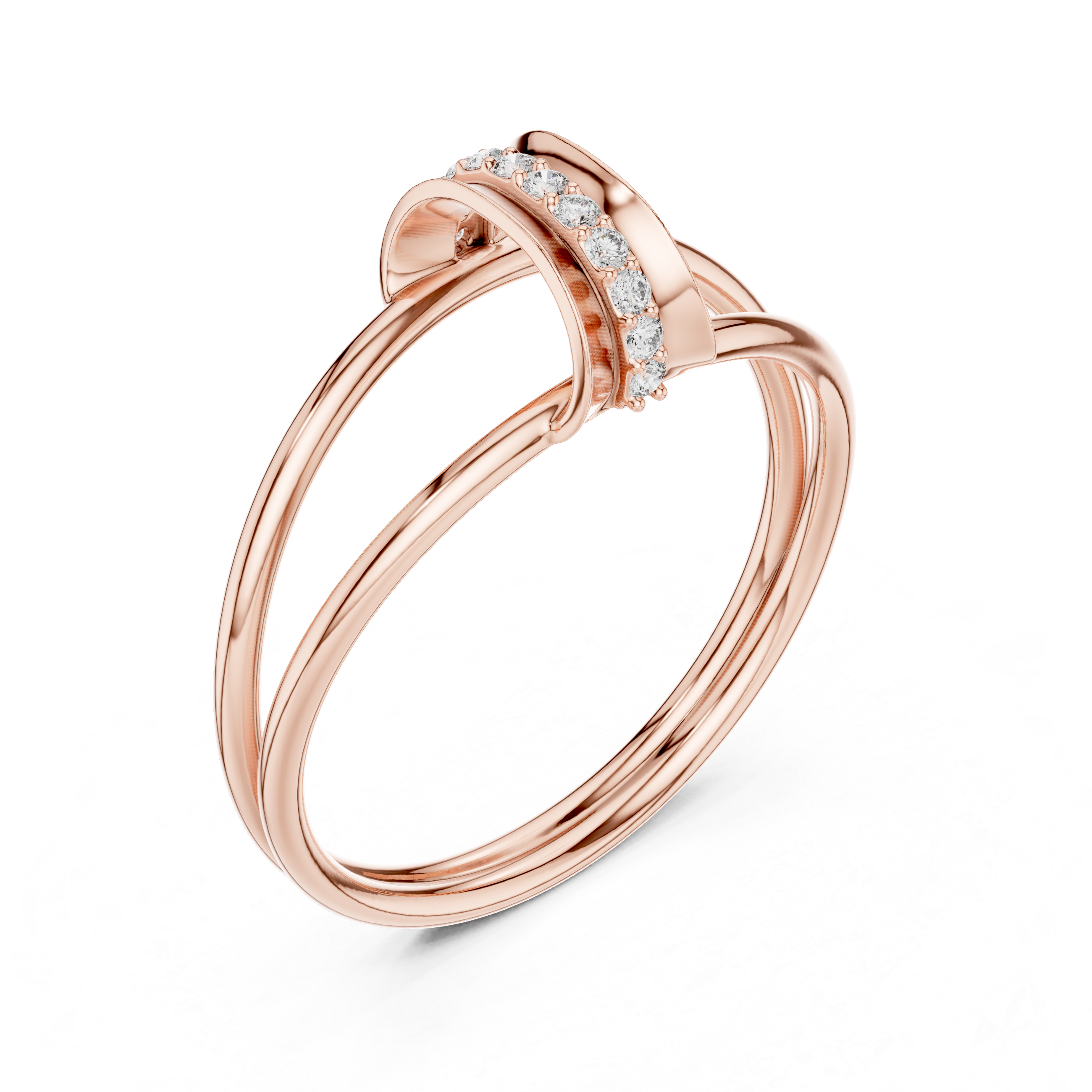 Luxury Diamond Bar Ring