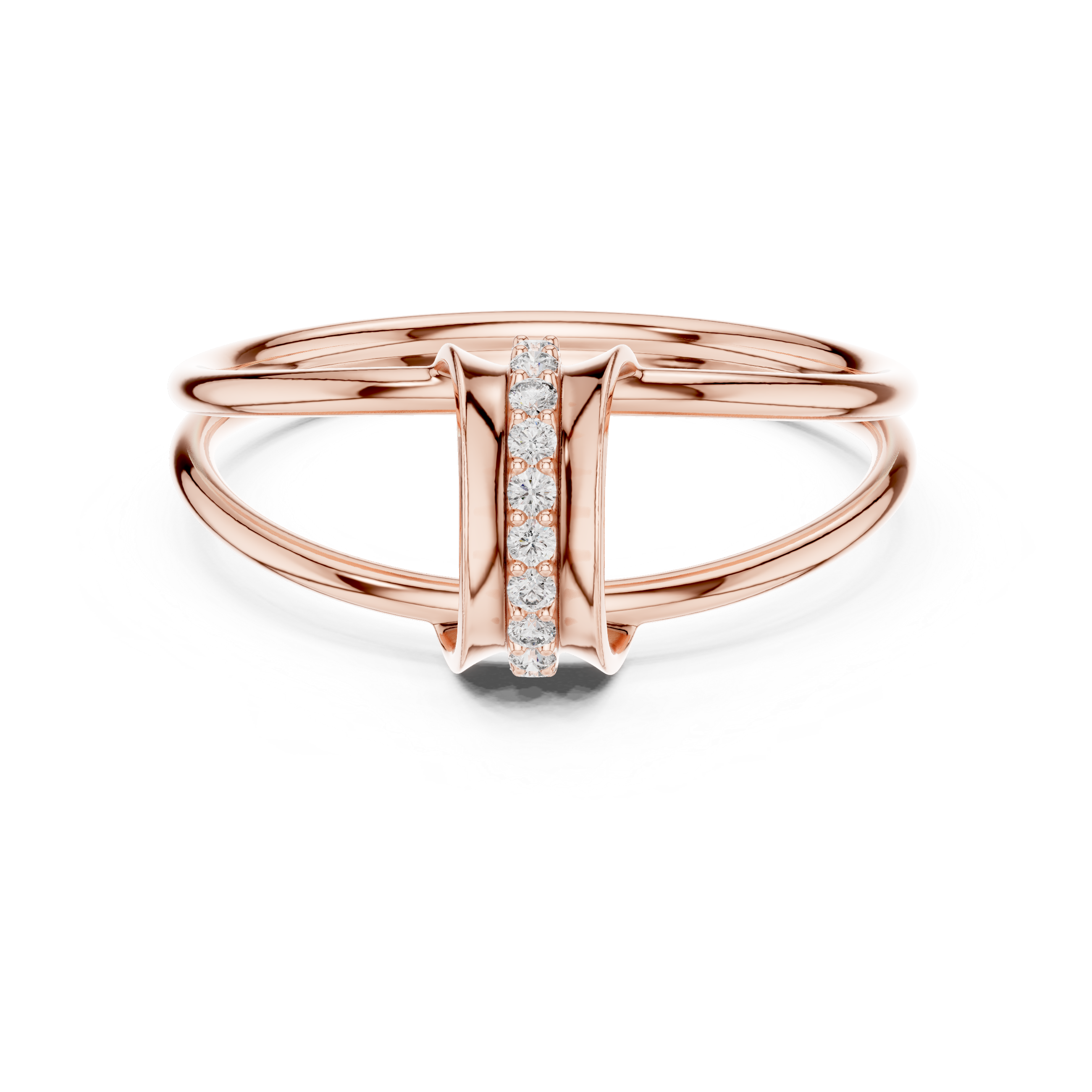 Luxury Diamond Bar Ring
