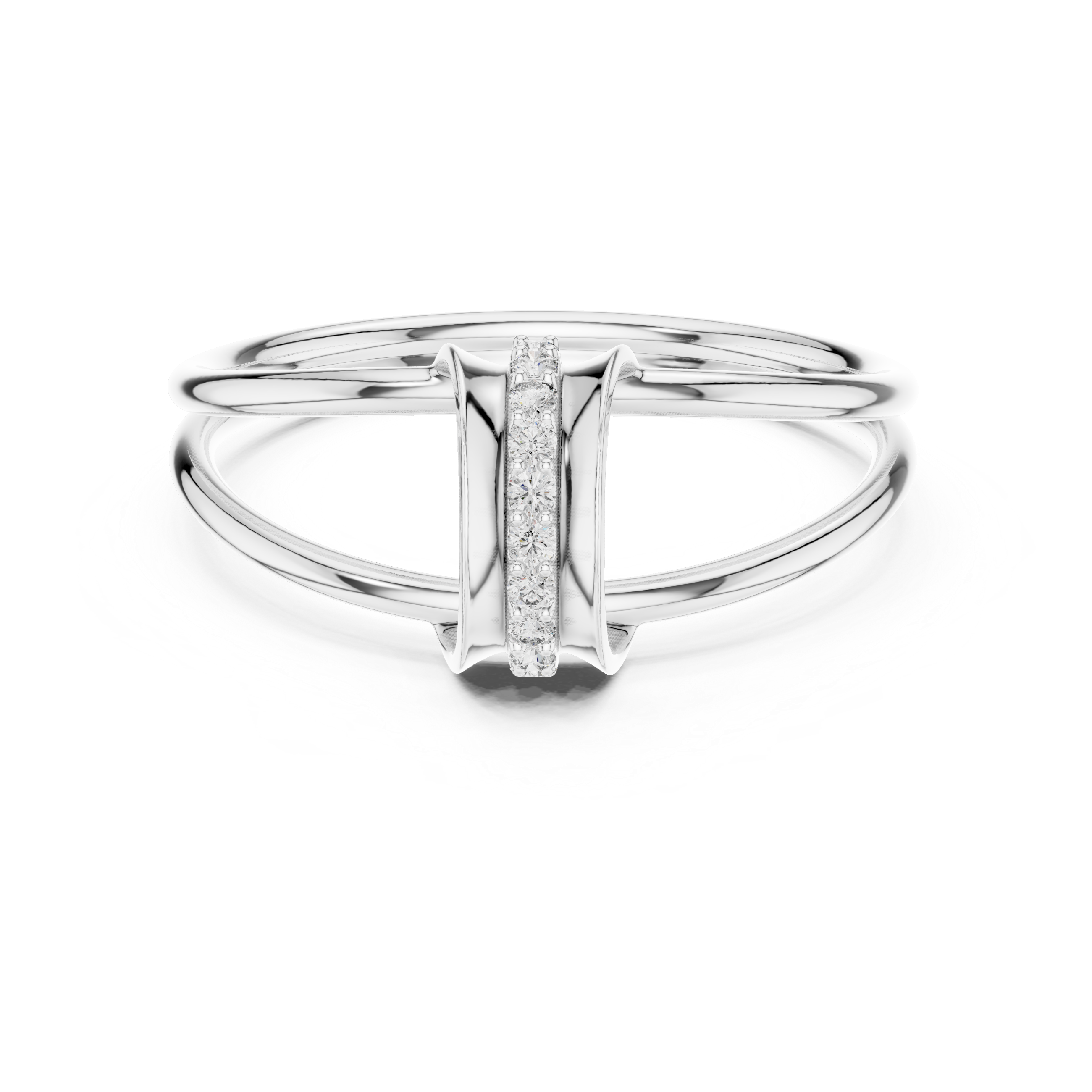 Luxury Diamond Bar Ring