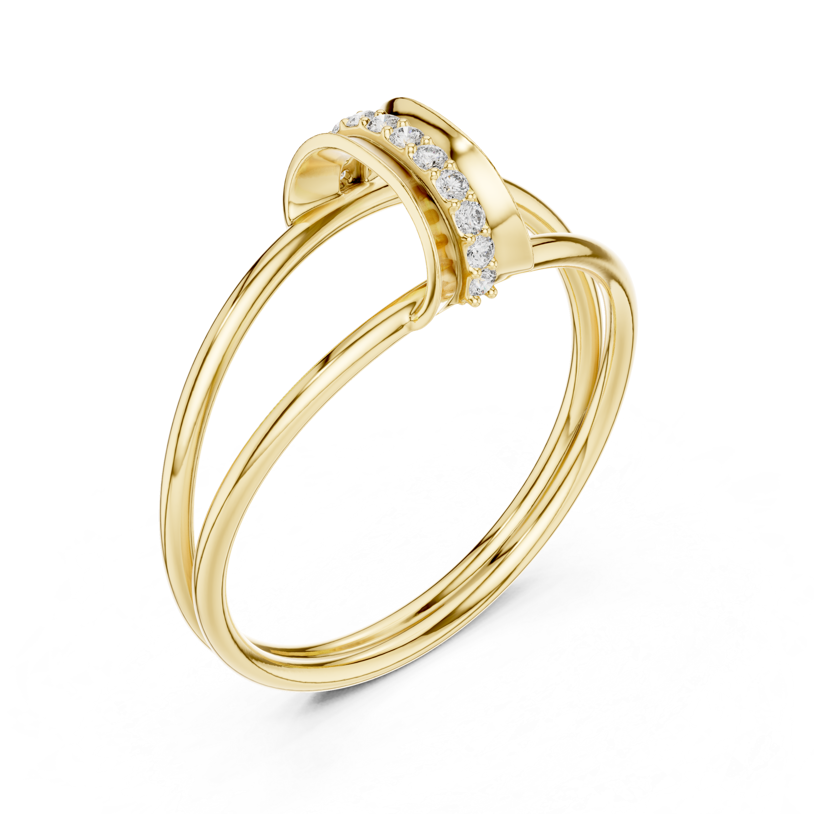 Luxury Diamond Bar Ring