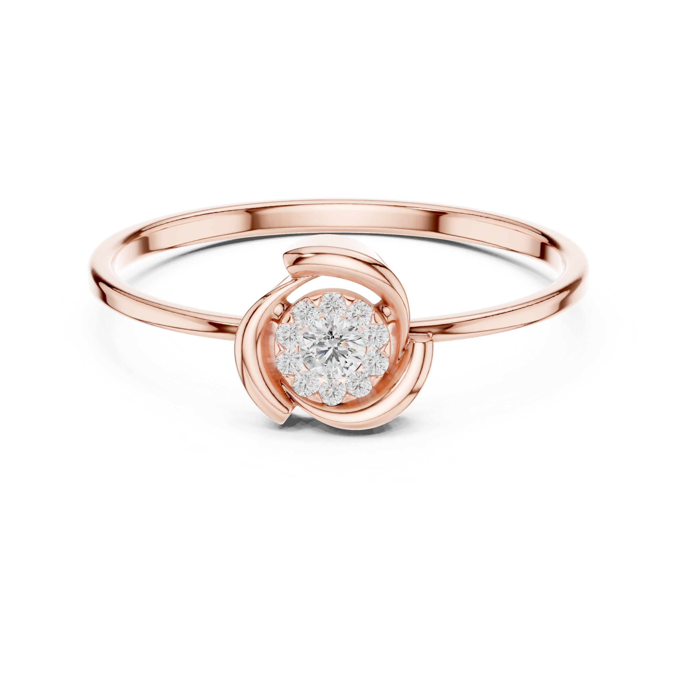 Luxury Diamond Cluster Ring