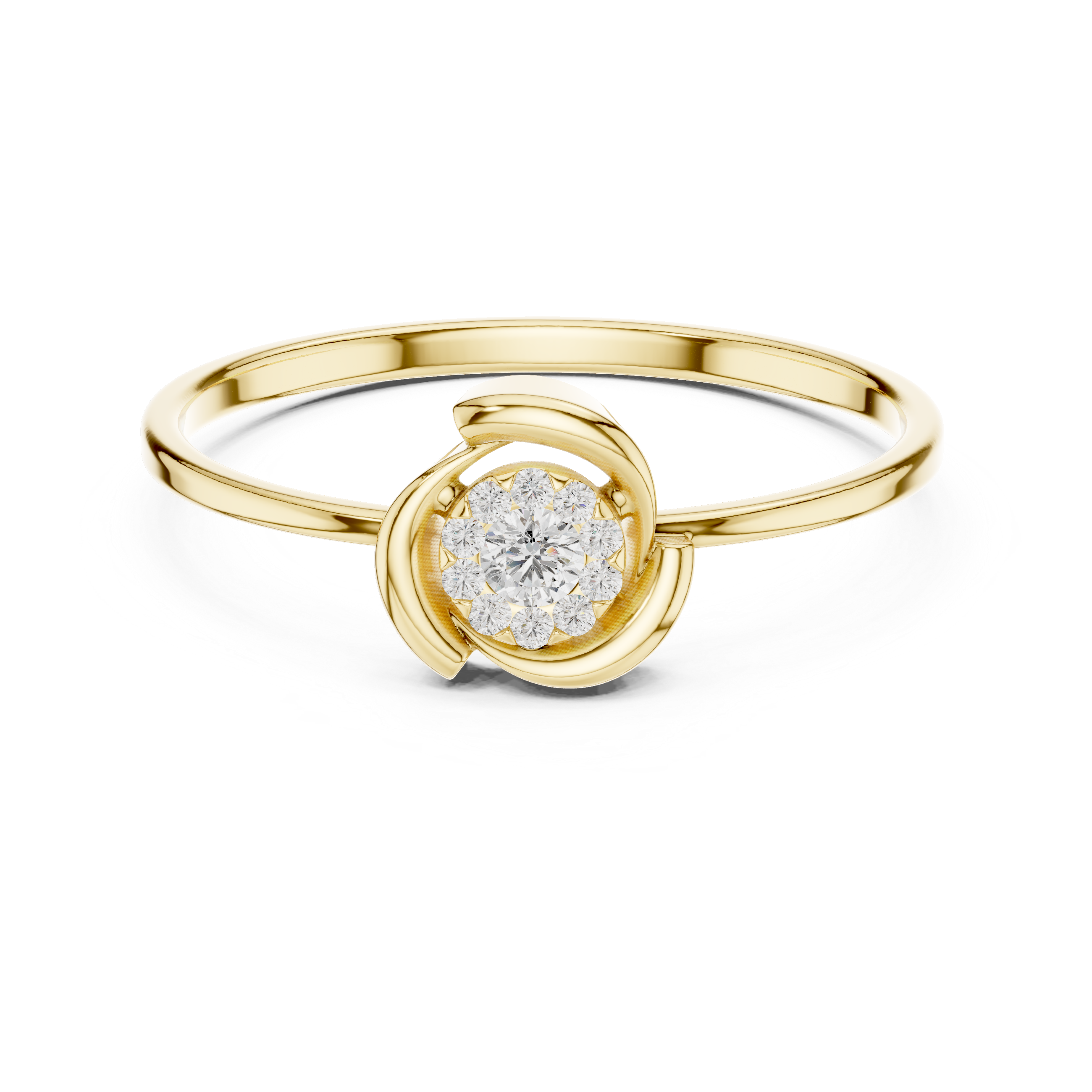 Luxury Diamond Cluster Ring